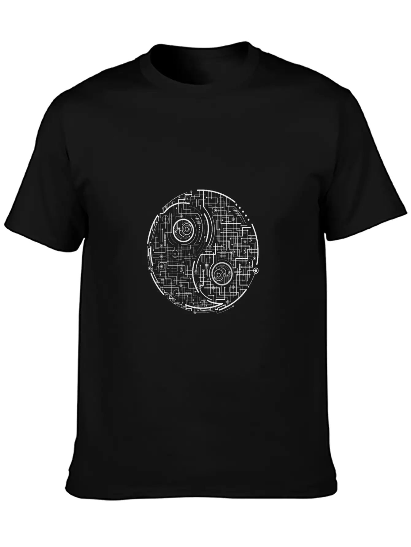 Electric Balance Unisex Casual T-Shirt – Clean Design For Daily Comfort