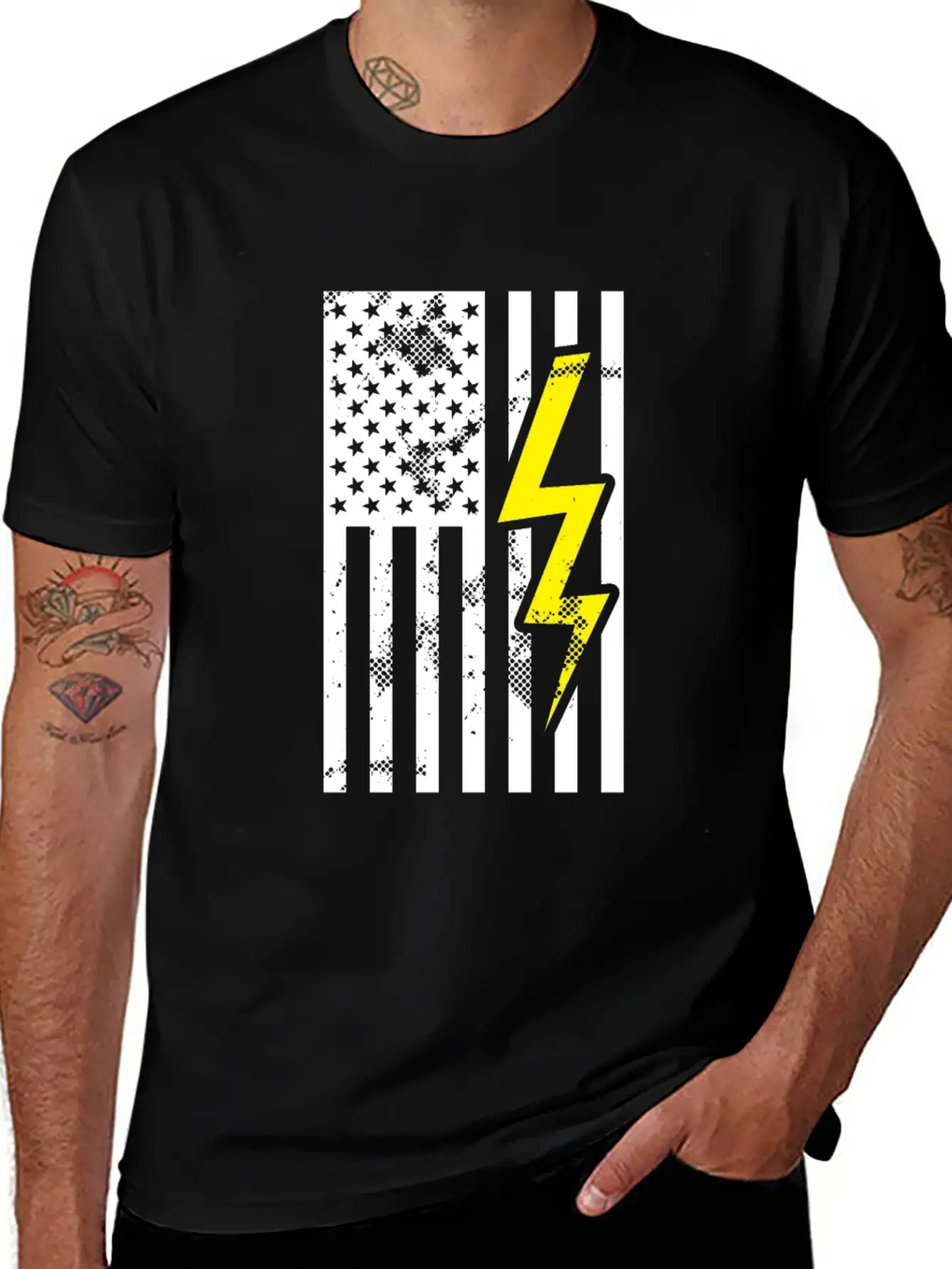 Electrician Amerkia Pride Electricity Gift Unisex Casual T-Shirt – Clean Design For Daily Comfort