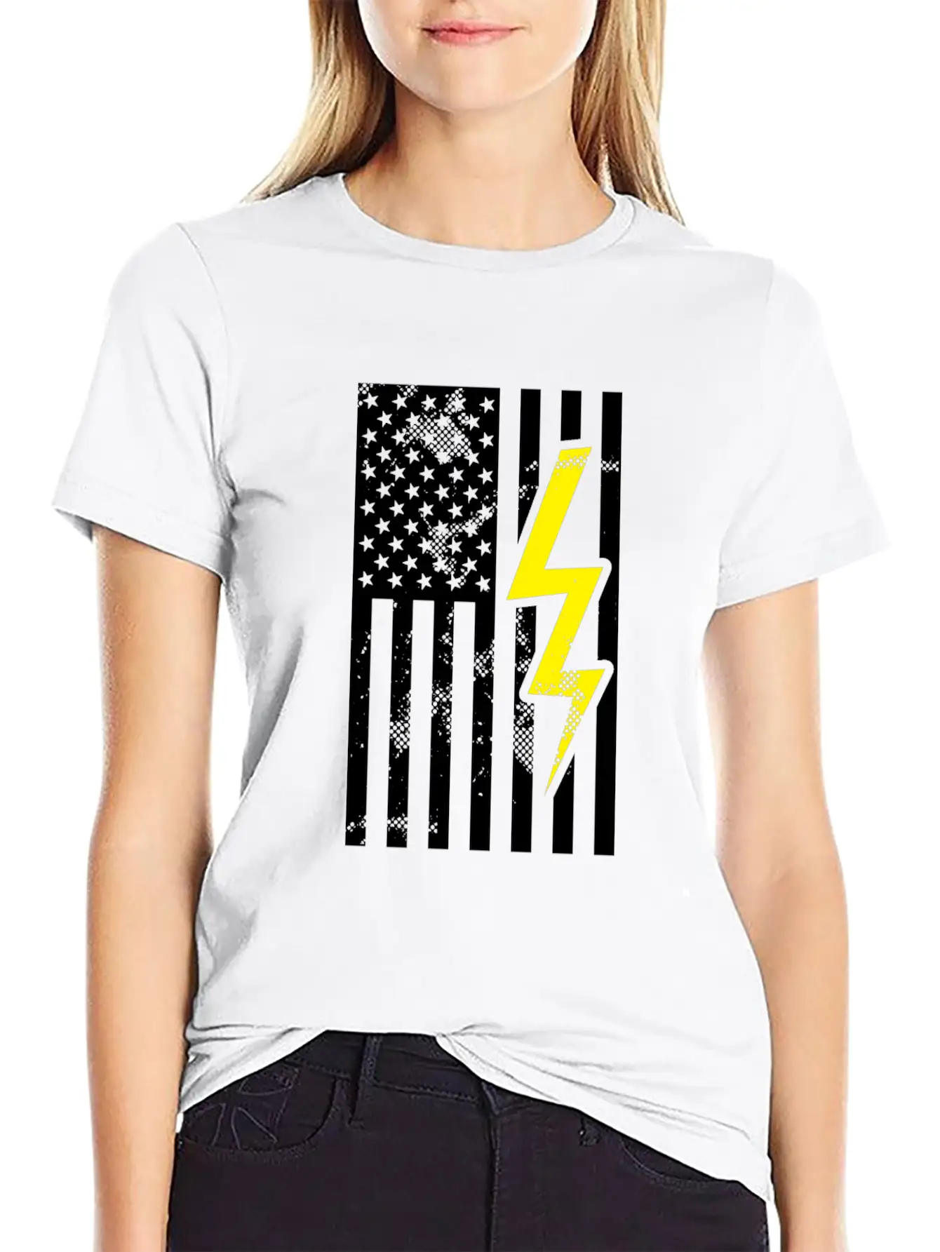 Electrician Amerkia Pride Electricity Gift Unisex Casual T-Shirt – Clean Design For Daily Comfort