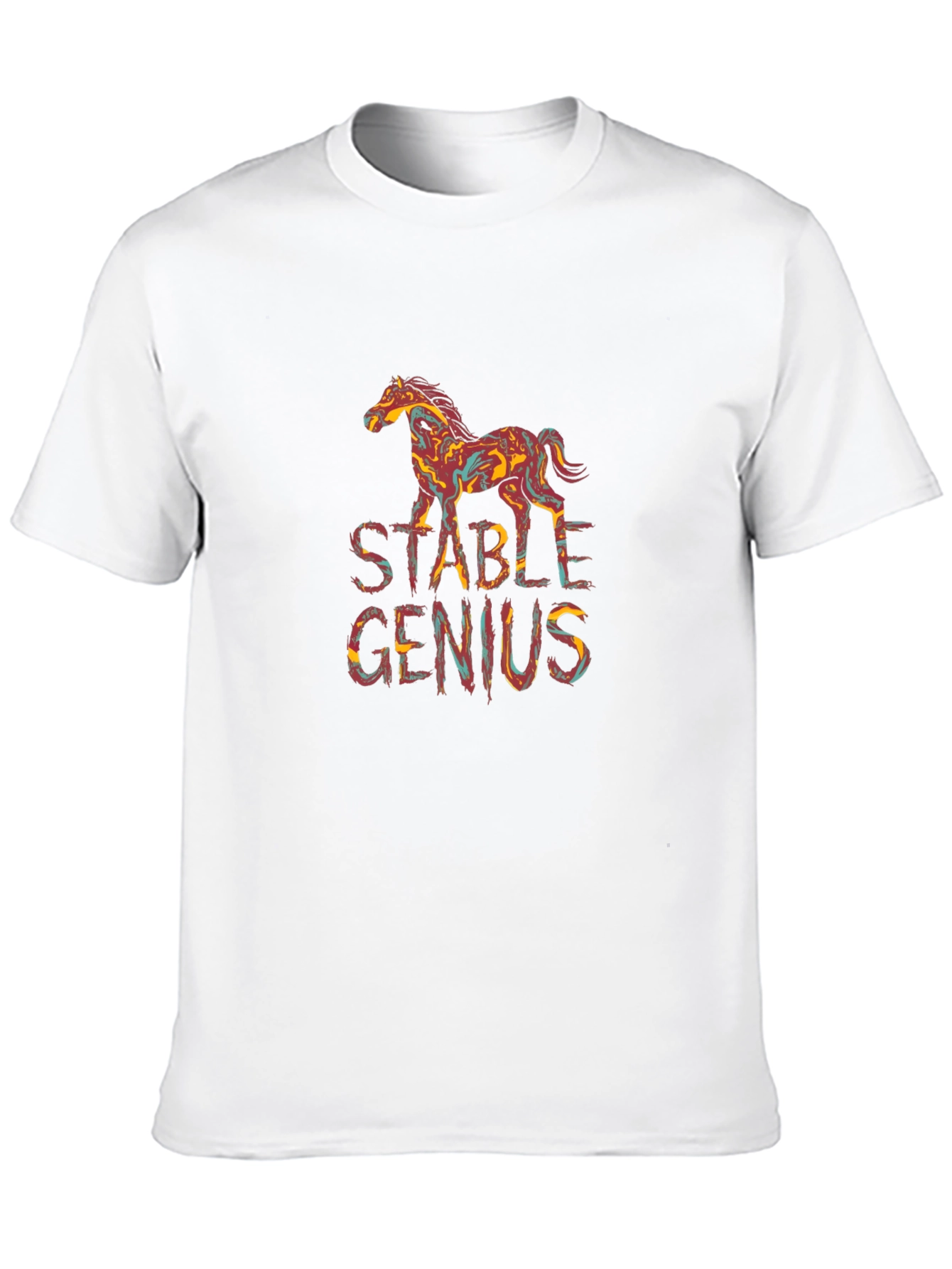 Stable Genius Graphic Tee - Unique Horse Design