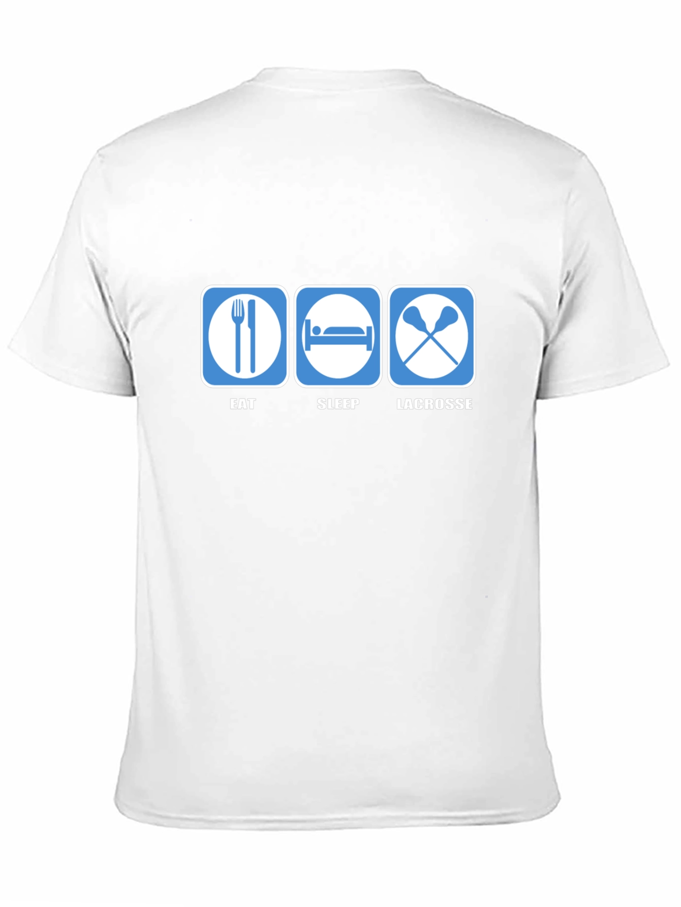 Eat Sleep Lacrosse Black T-Shirt