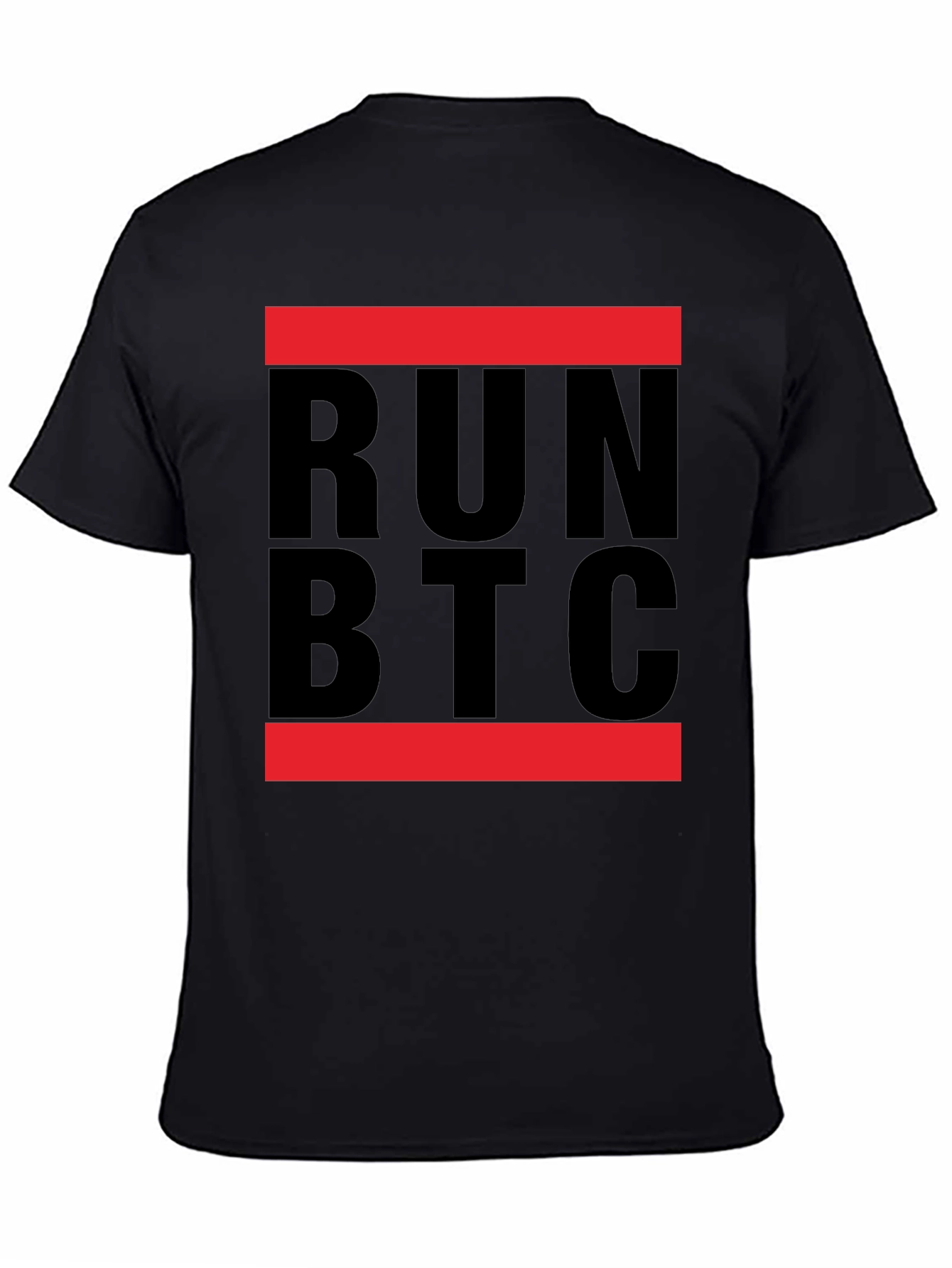 RUN BTC Graphic T-Shirt - Crypto Enthusiast Tee