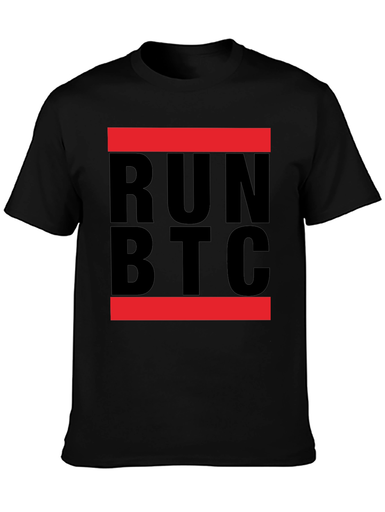 RUN BTC Graphic T-Shirt - Crypto Enthusiast Tee