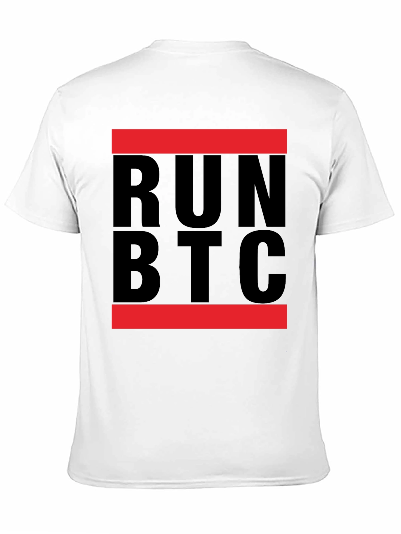 RUN BTC Graphic T-Shirt - Crypto Enthusiast Tee