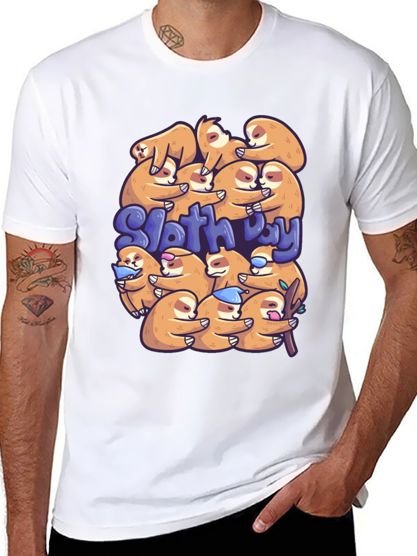 Cute Sloth Day T-Shirt