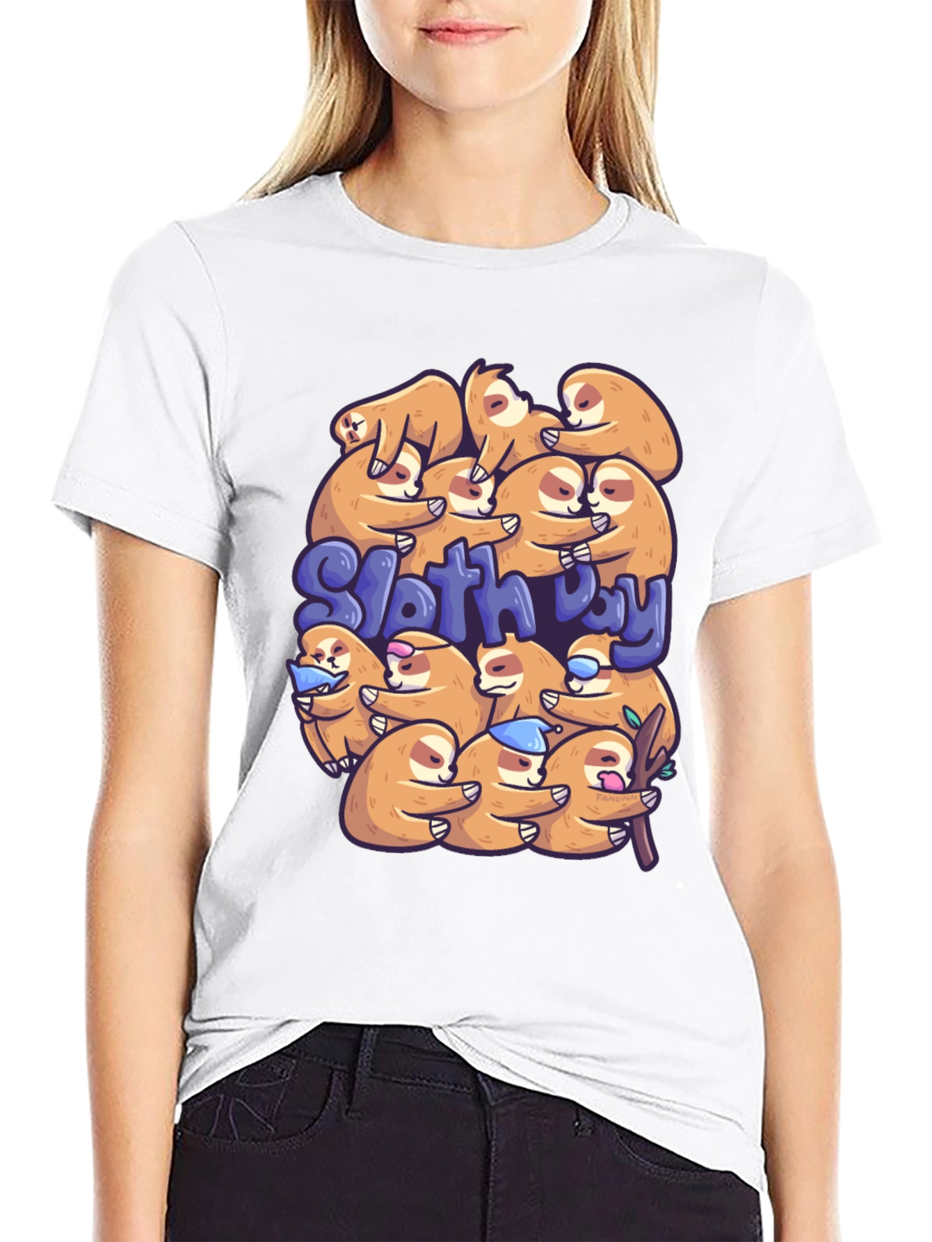 Cute Sloth Day T-Shirt