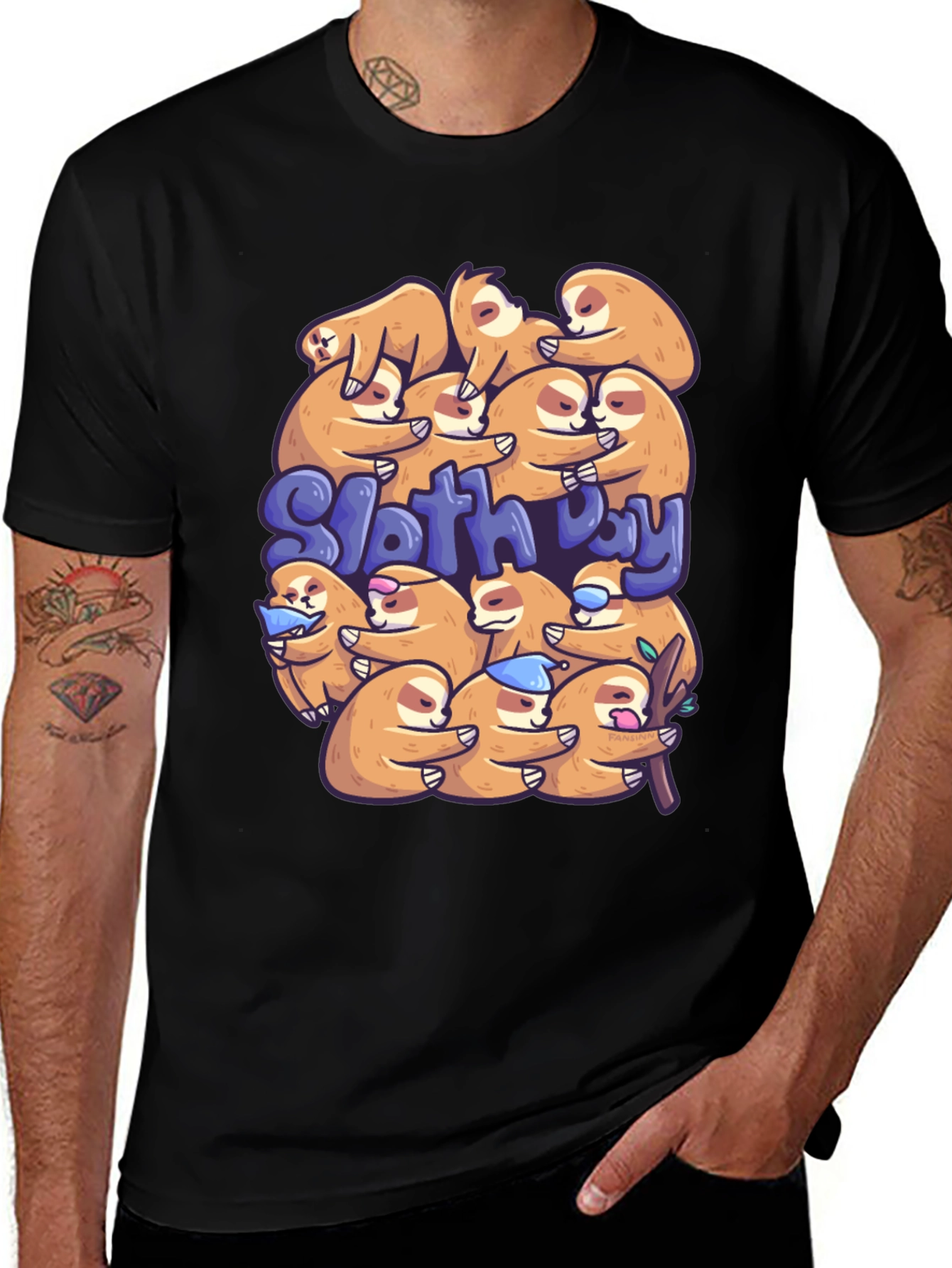 Cute Sloth Day T-Shirt