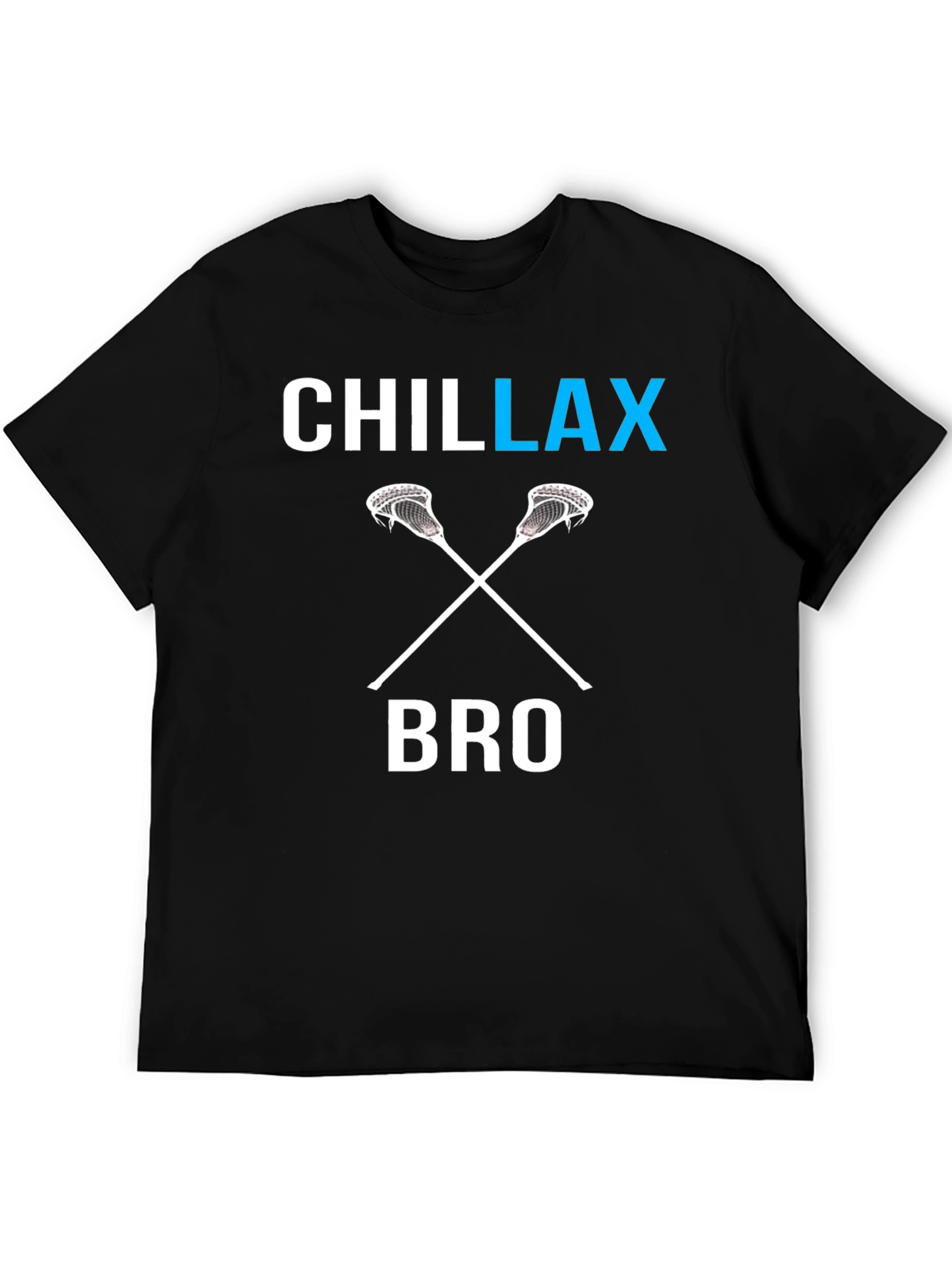 Chillax Bro Lacrosse Graphic T-Shirt