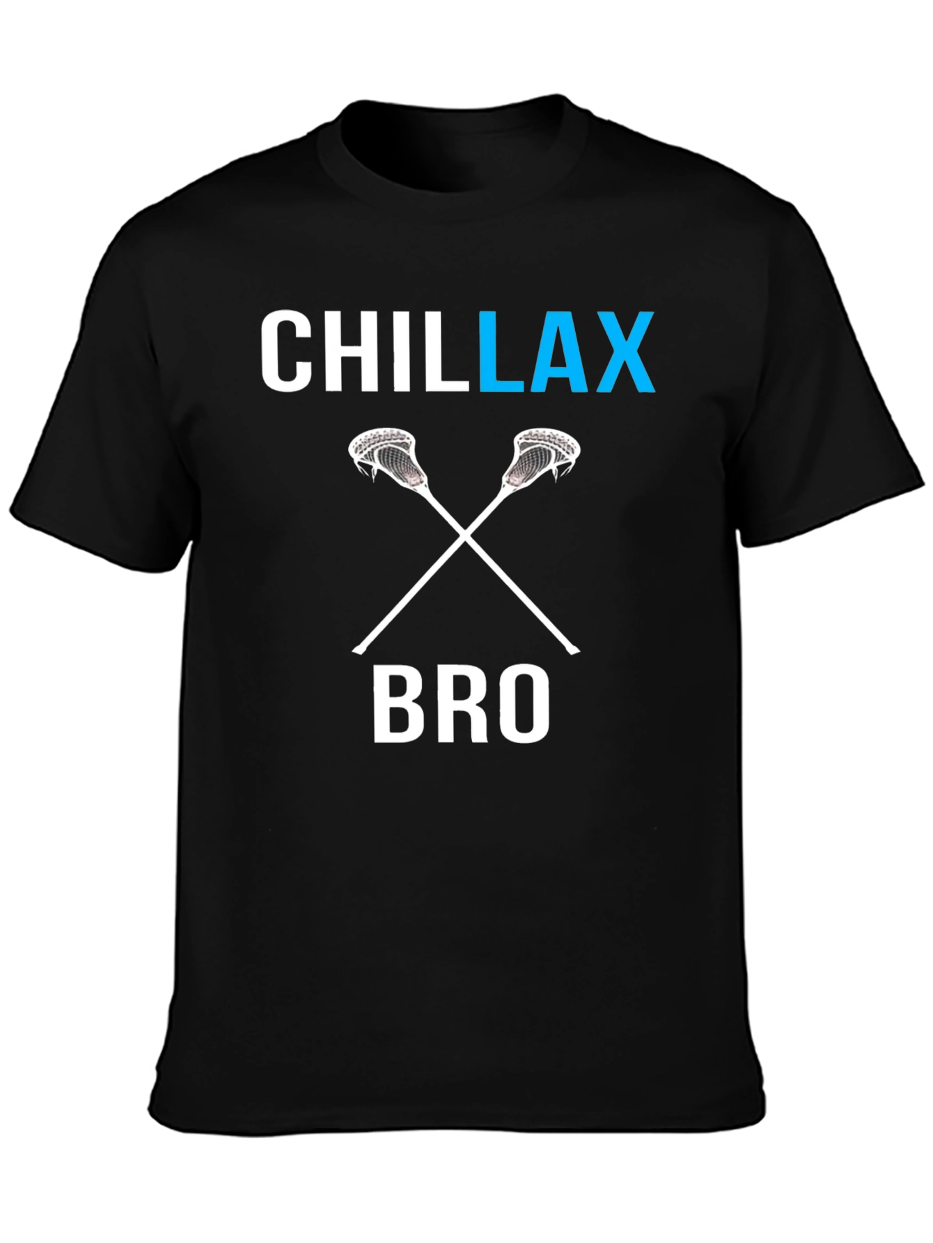 Chillax Bro Lacrosse Graphic T-Shirt