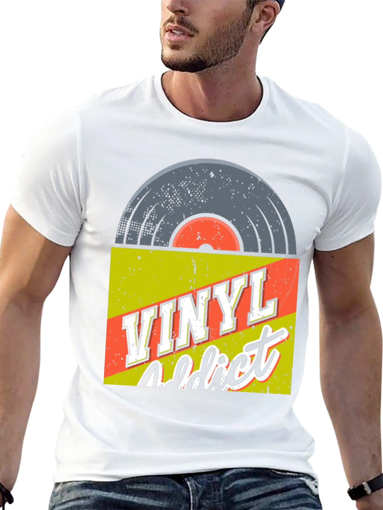 Vinyl Addict Graphic T-Shirt