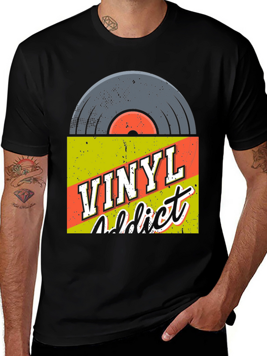 Vinyl Addict Graphic T-Shirt