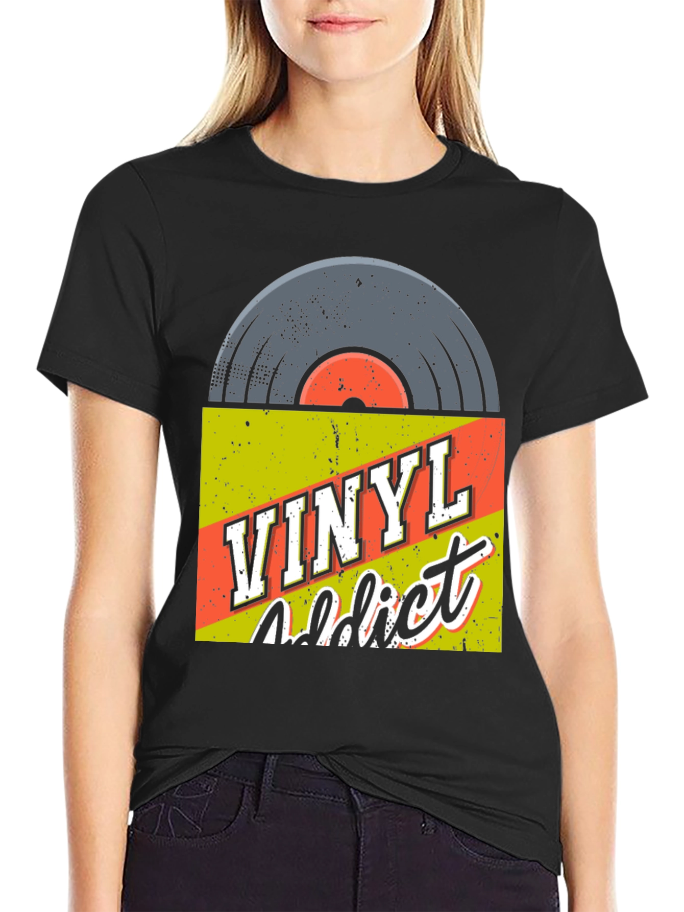 Vinyl Addict Graphic T-Shirt