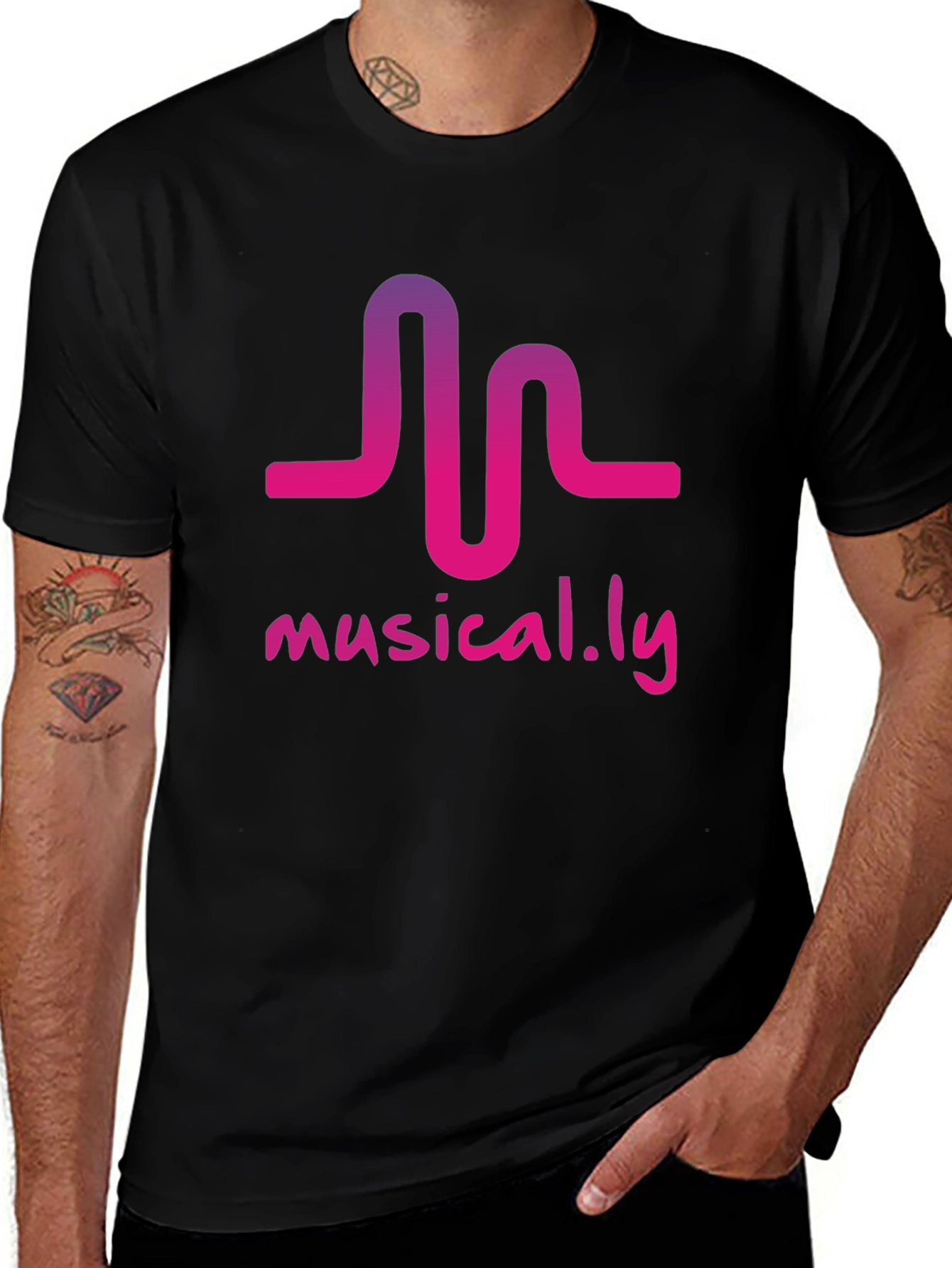 Musical.ly Black T-Shirt