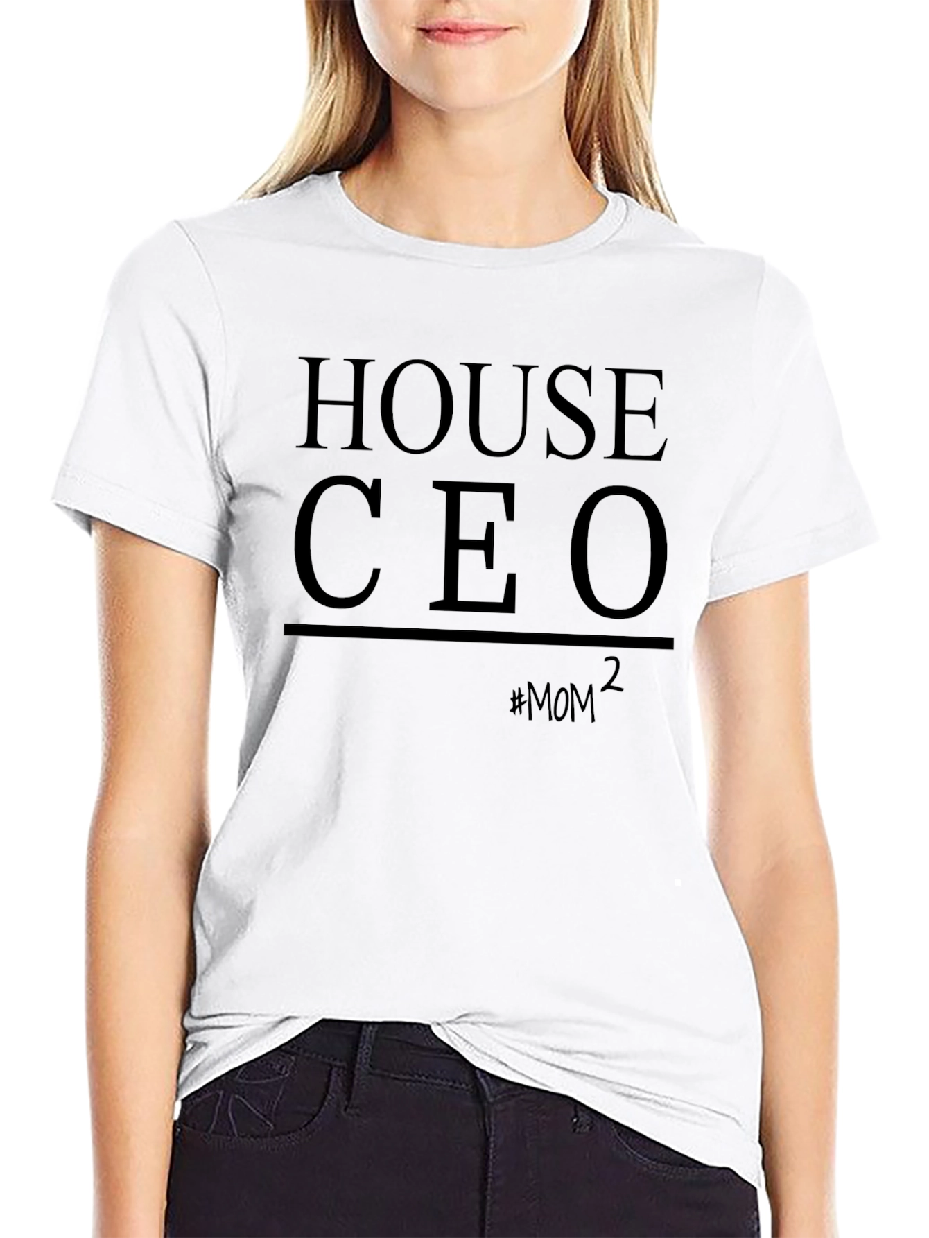 House CEO Mom T-Shirt - Black