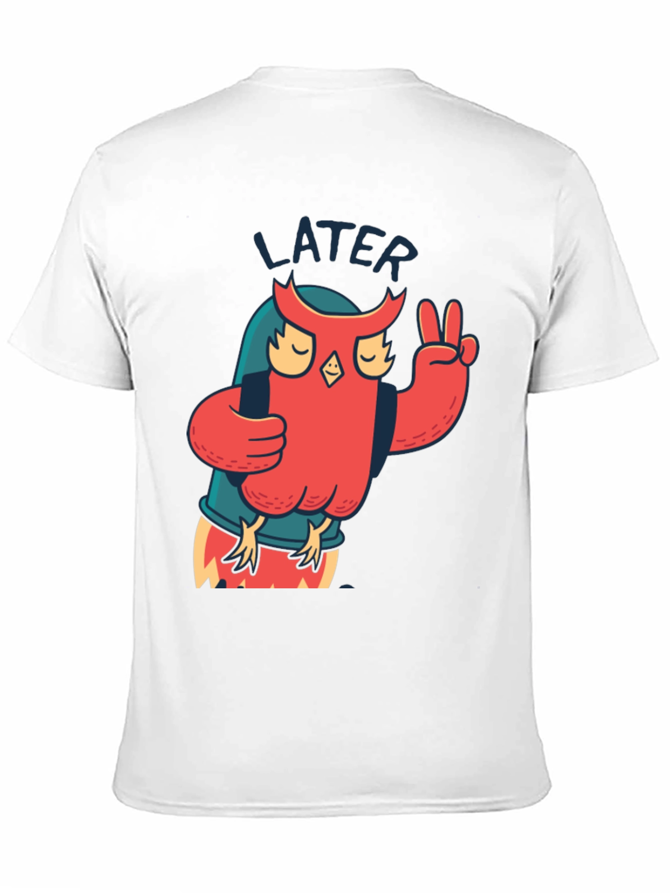 Cool Owl Later Black T-Shirt