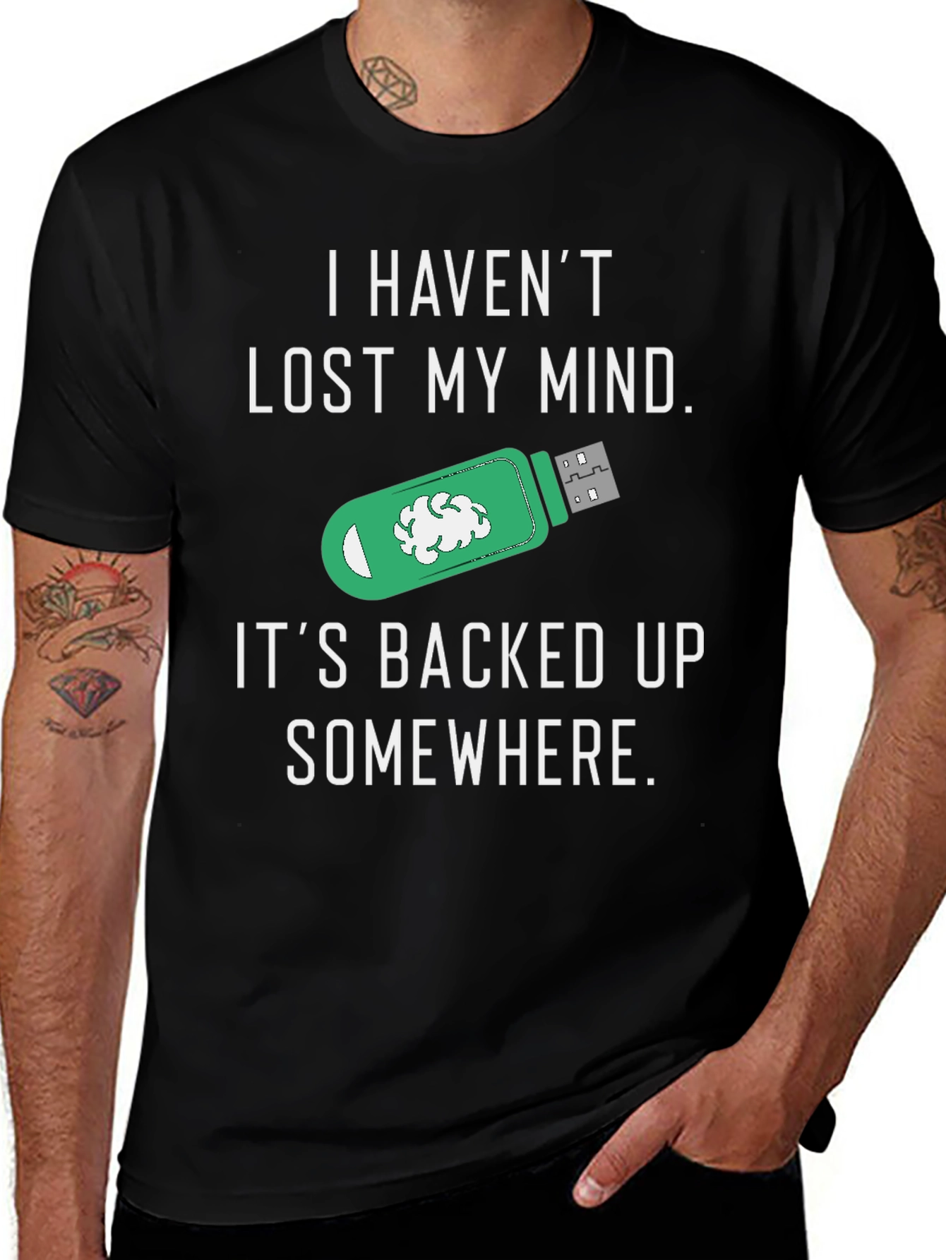 Funny Backed Up Mind T-Shirt