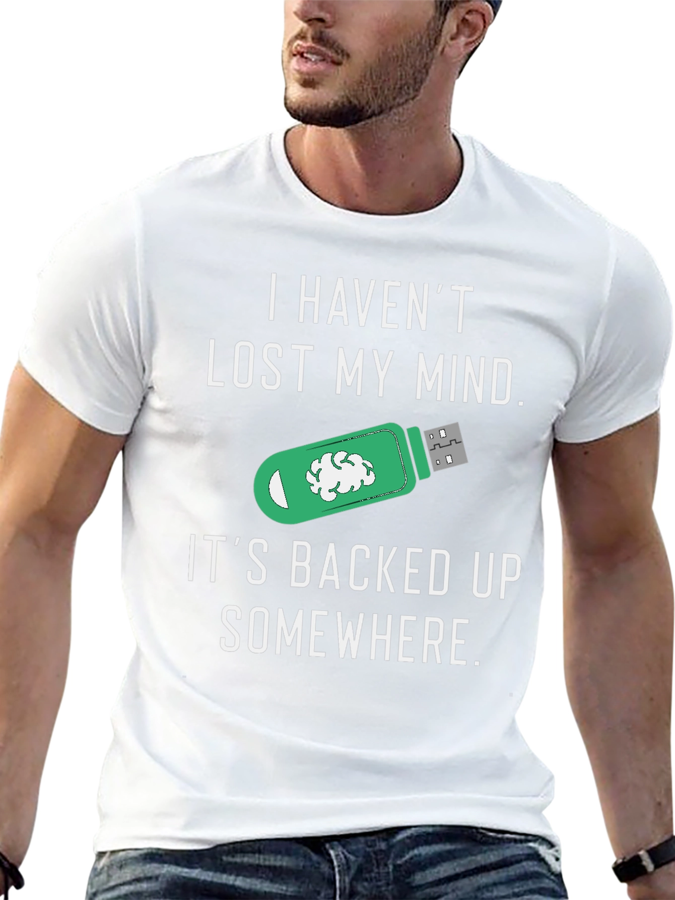 Funny Backed Up Mind T-Shirt