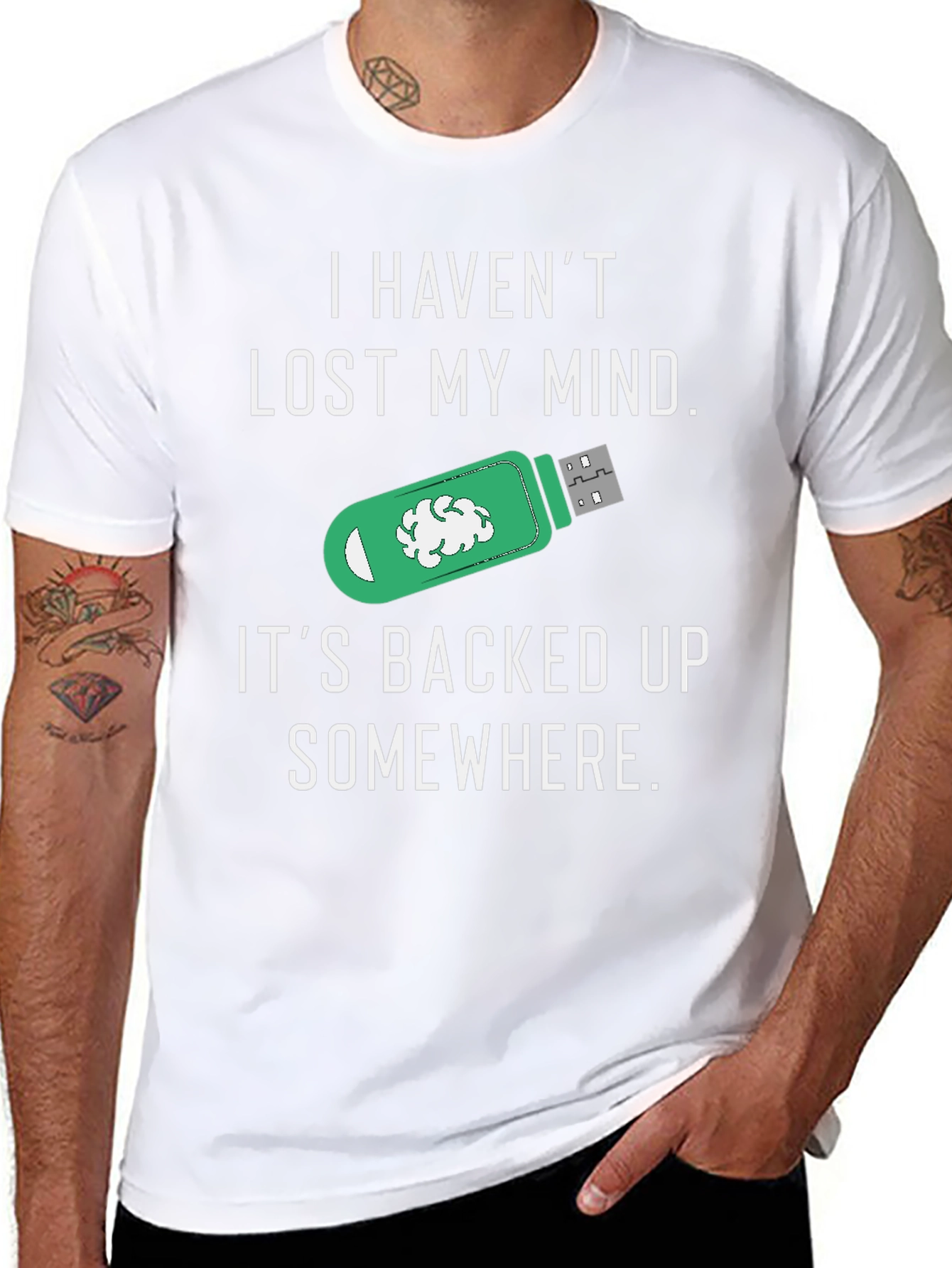 Funny Backed Up Mind T-Shirt