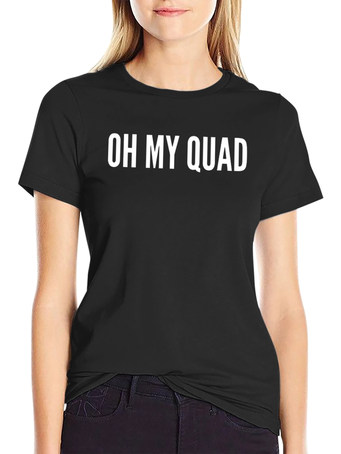 Oh My Quad T-Shirt - Funny Workout Tee