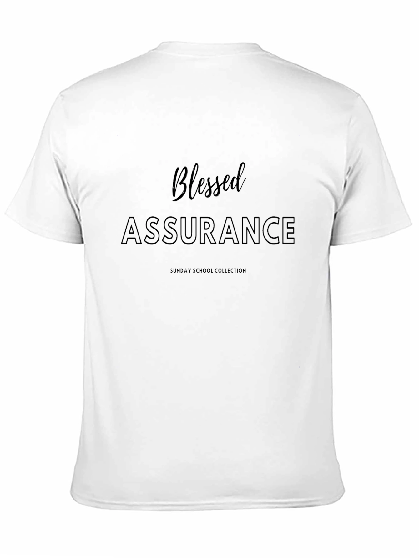 Blessed Assurance Black T-Shirt