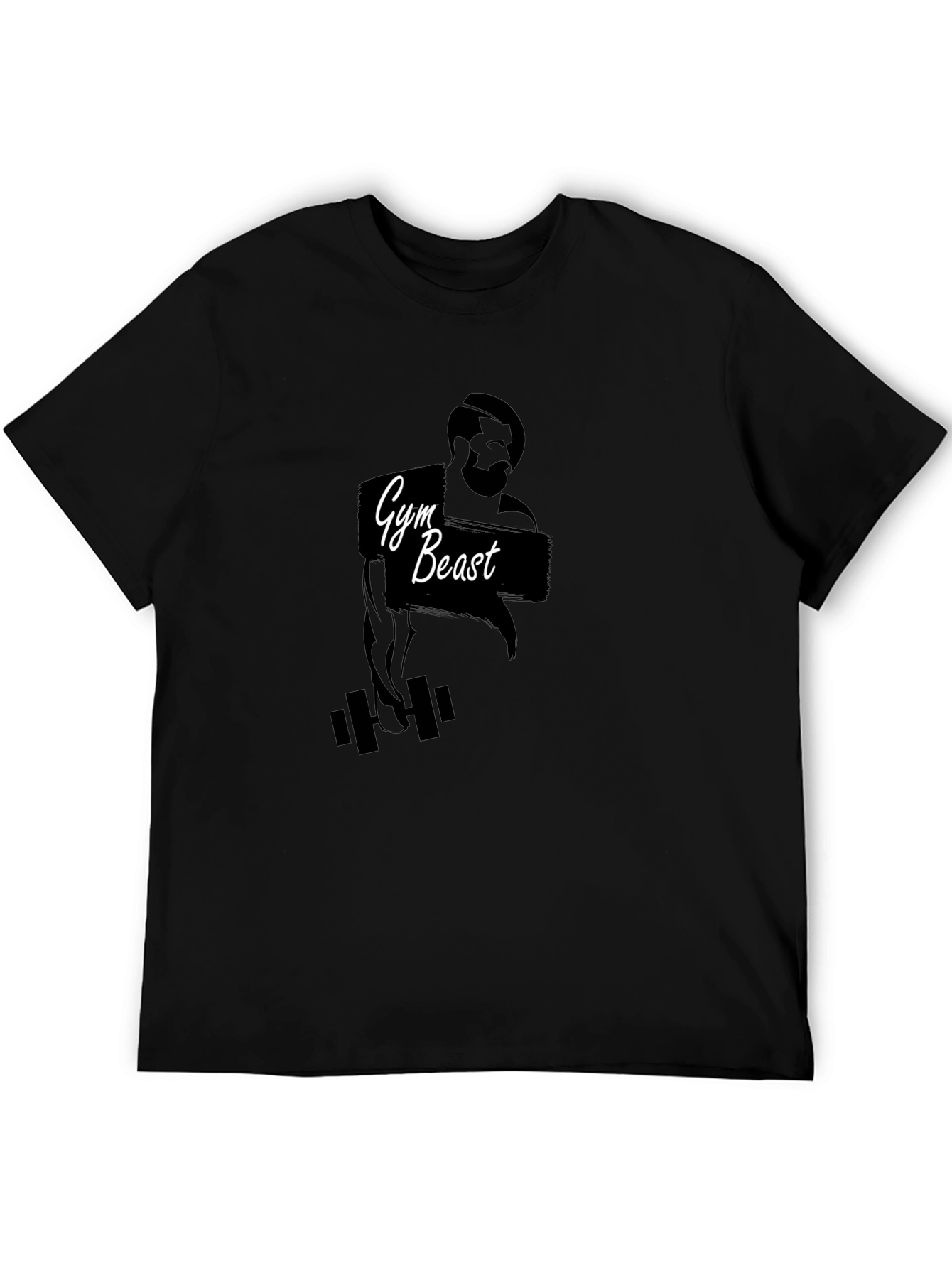 Gym Beast Graphic Tee - Black