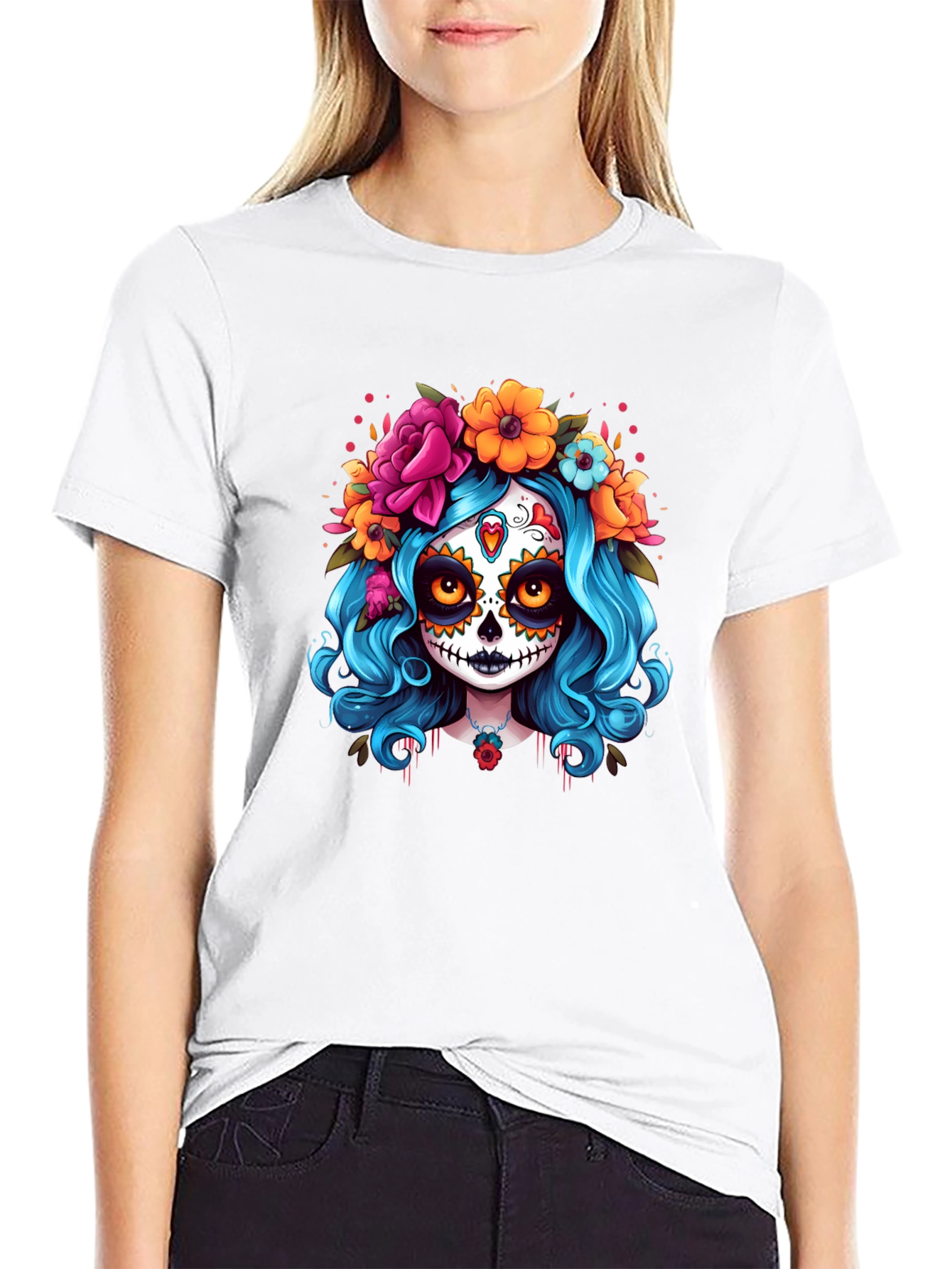 Day of the Dead Girl Graphic Tee