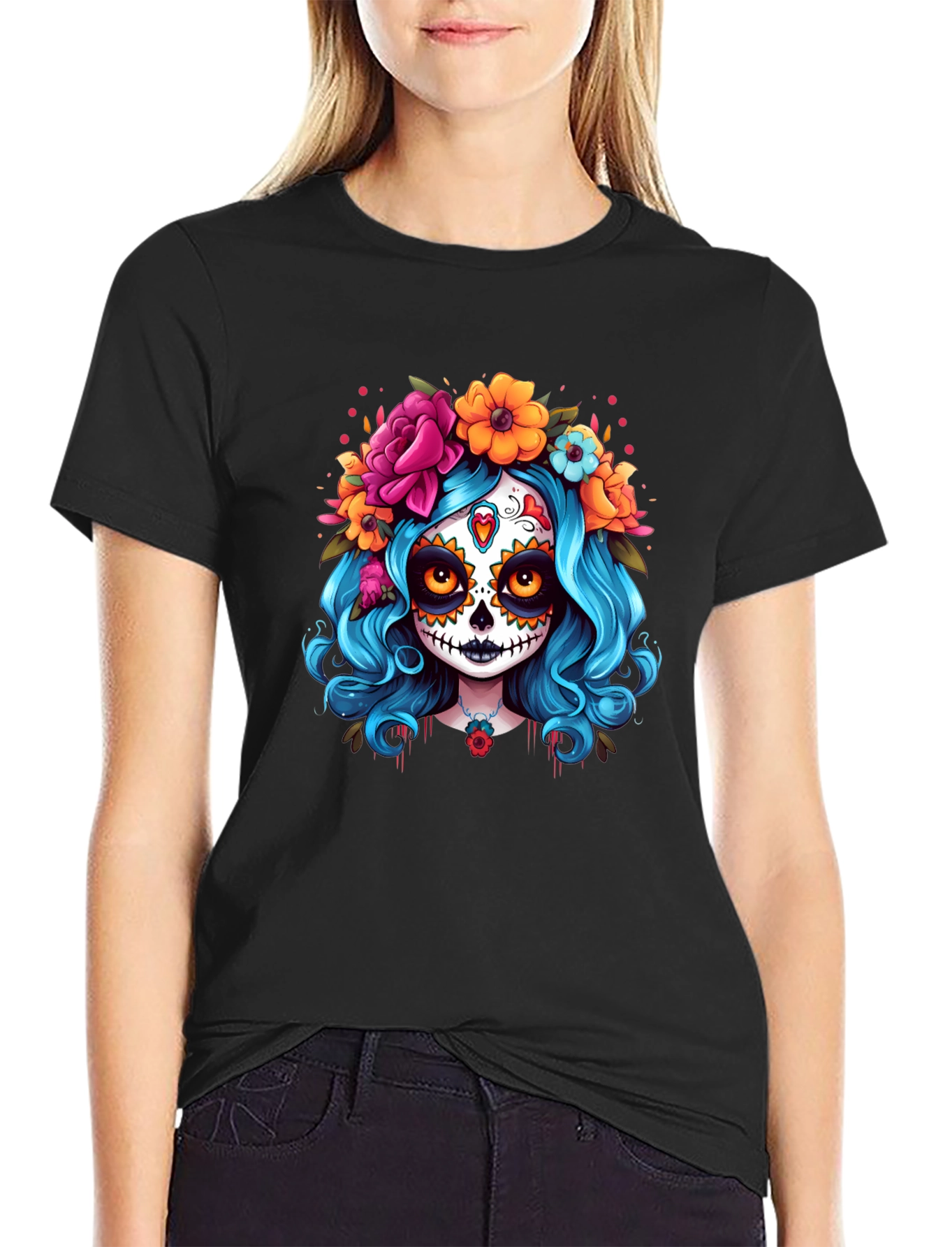 Day of the Dead Girl Graphic Tee