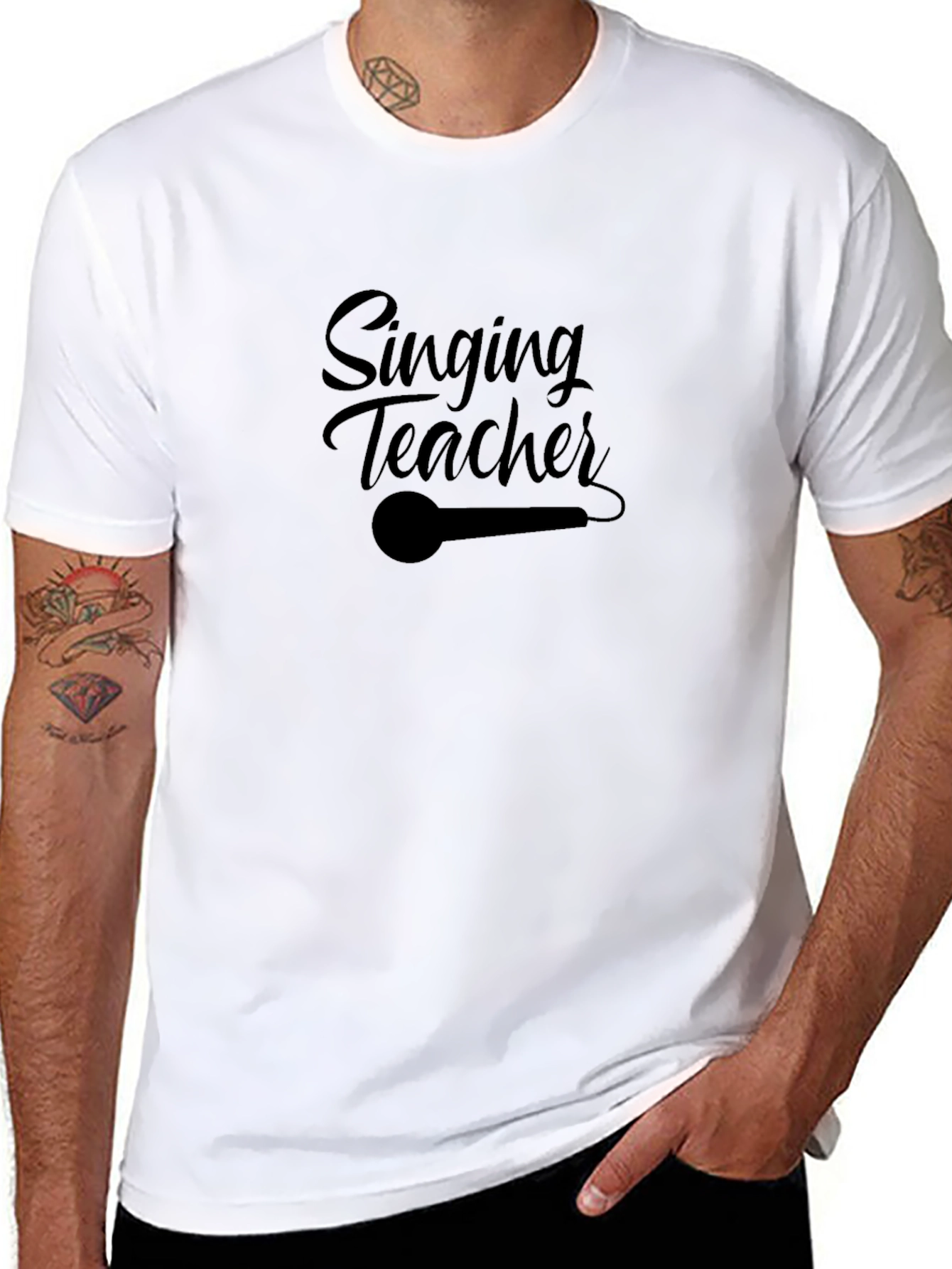 Singing Teacher Graphic Tee - Music Instructor T-Shirt