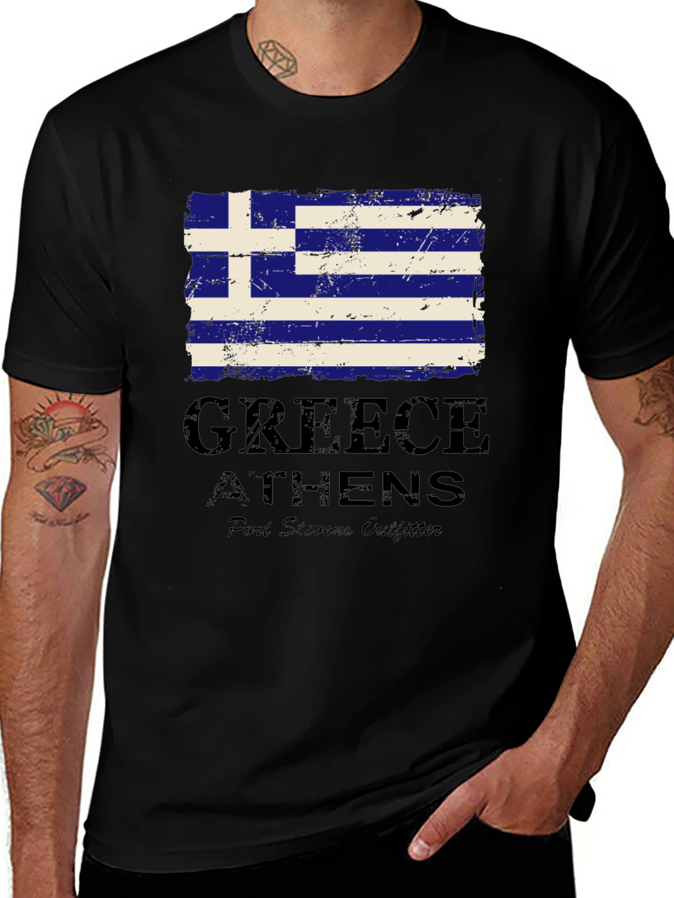Greece Flag T-Shirt | Athens Souvenir Tee