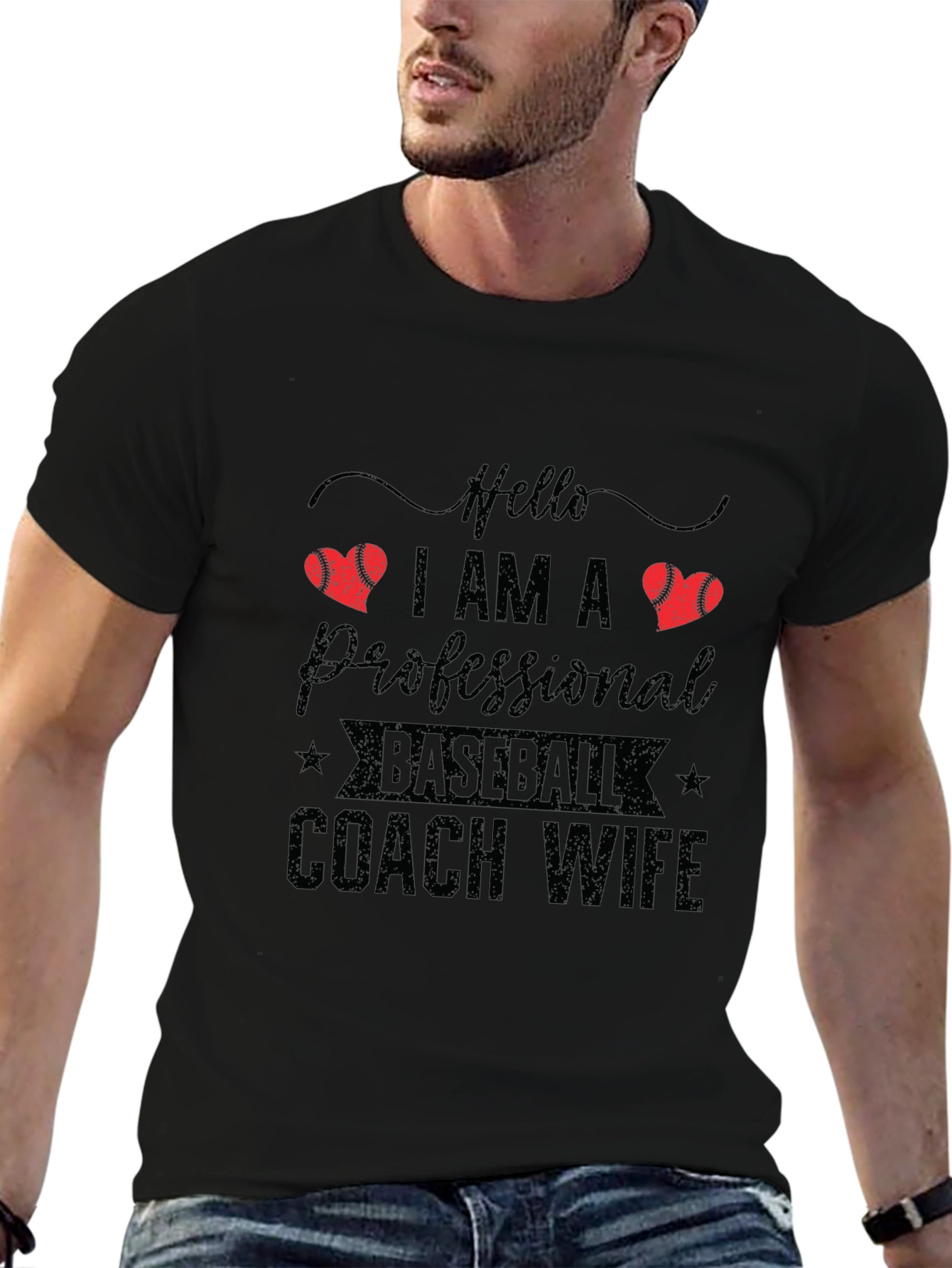Baseball Coach Wife Graphic Tee
