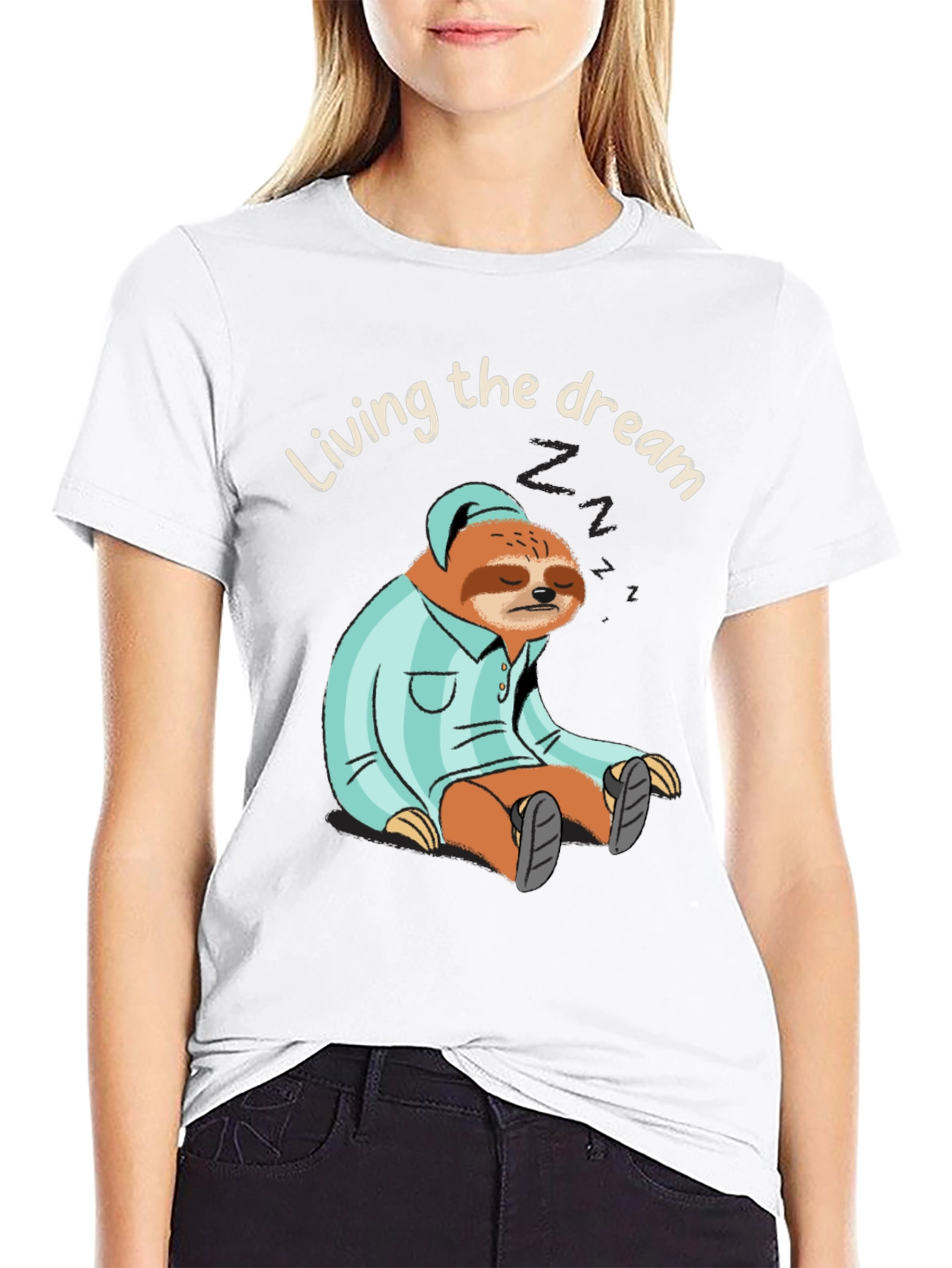 Living the Dream Sloth T-Shirt