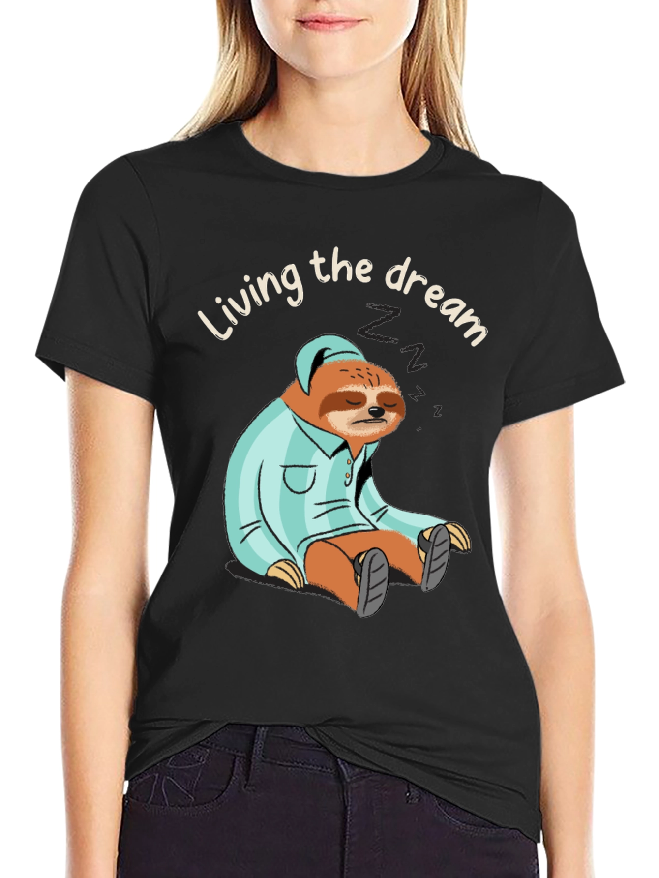 Living the Dream Sloth T-Shirt