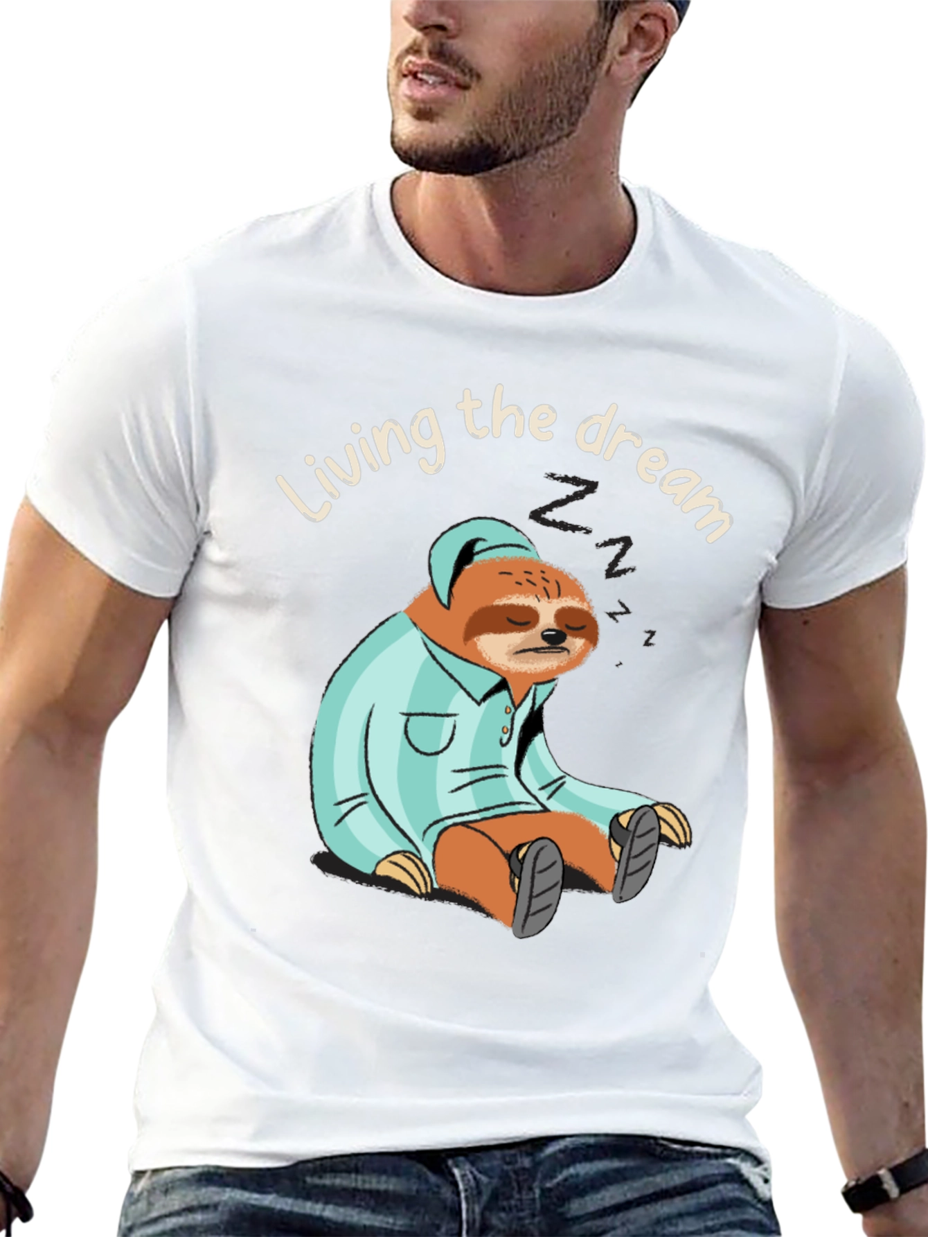 Living the Dream Sloth T-Shirt