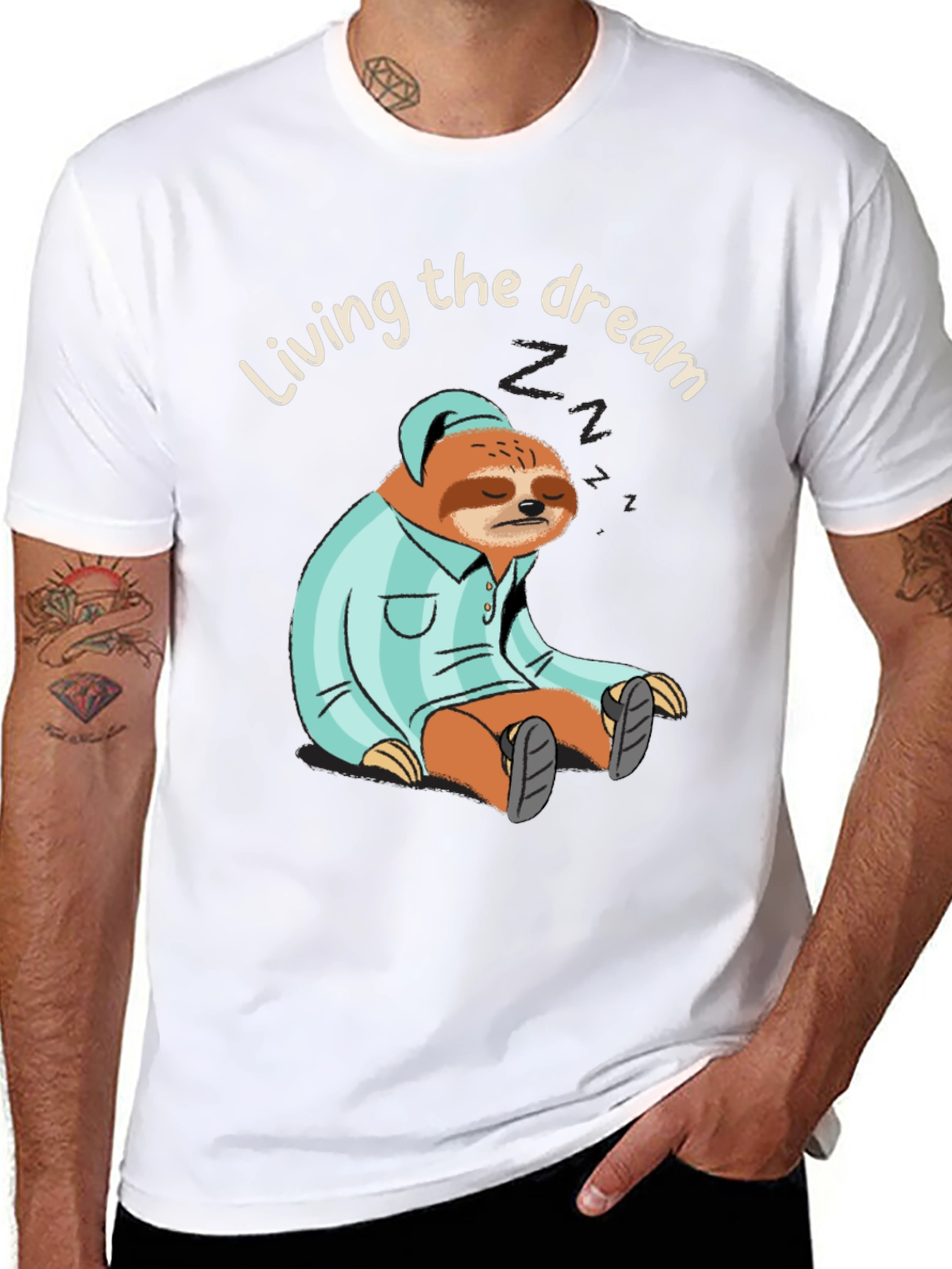 Living the Dream Sloth T-Shirt