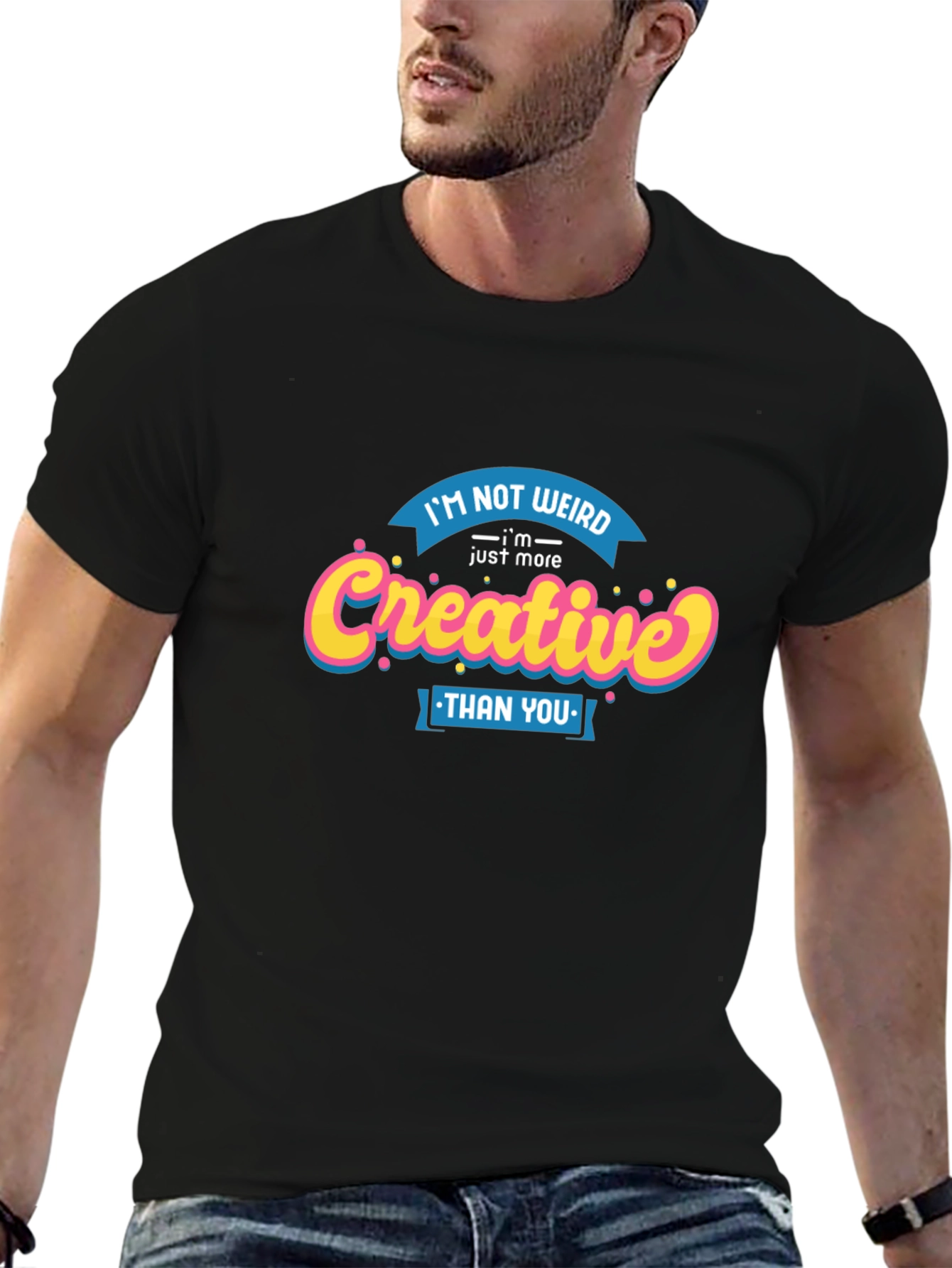 Creative Weirdo T-Shirt - Novelty Graphic Tee