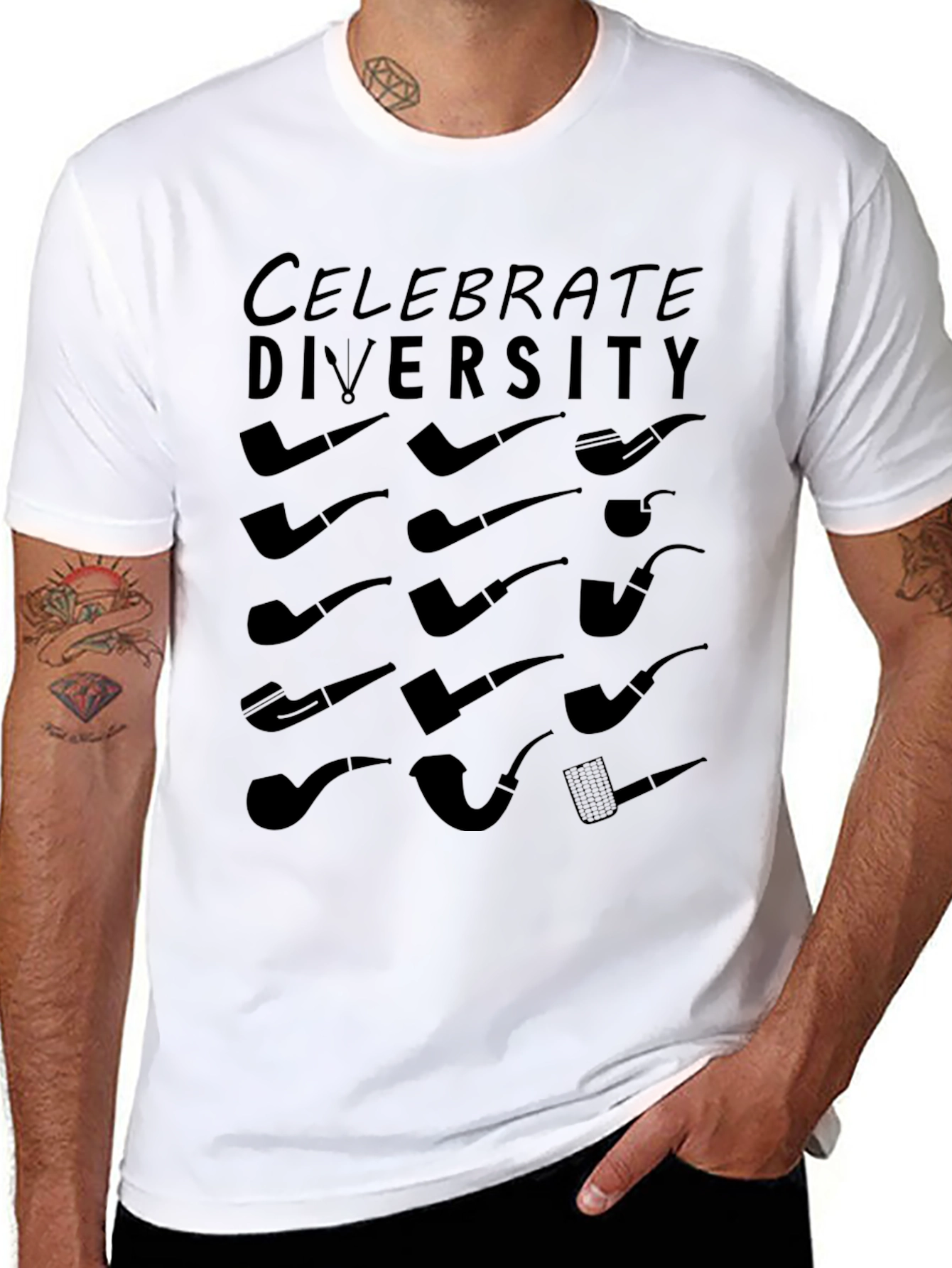 Celebrate Diversity Pipe T-Shirt