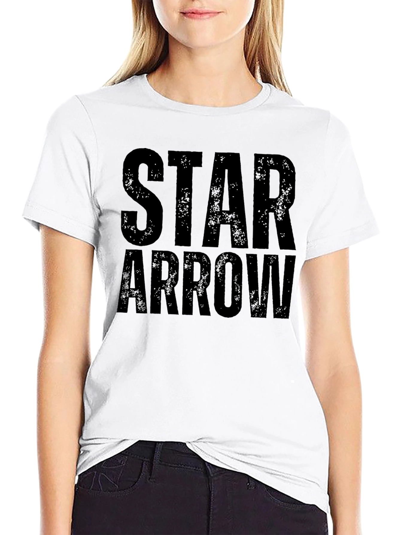 Star Arrow Graphic Tee - Black T-Shirt