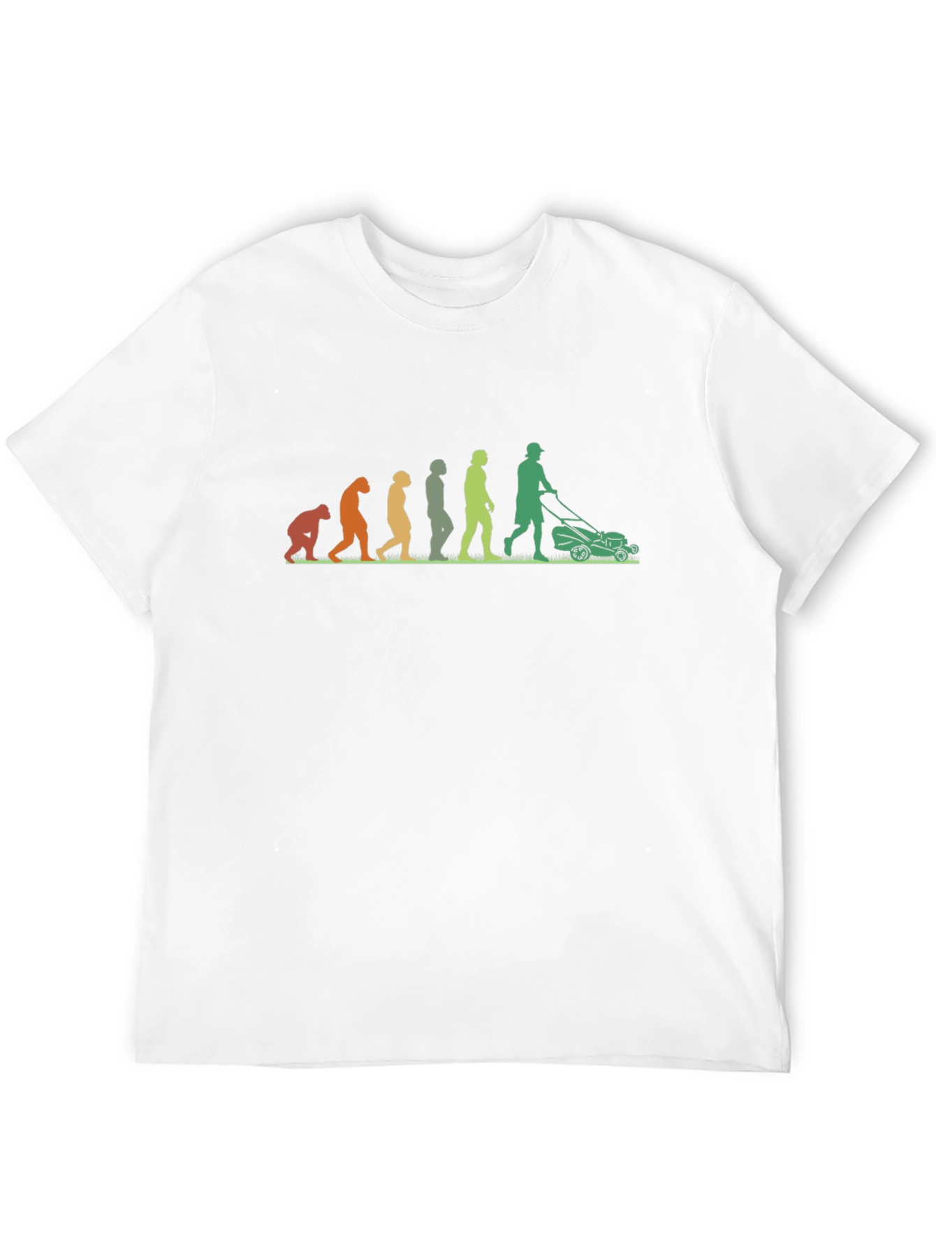 Evolution of Lawn Care Black T-Shirt