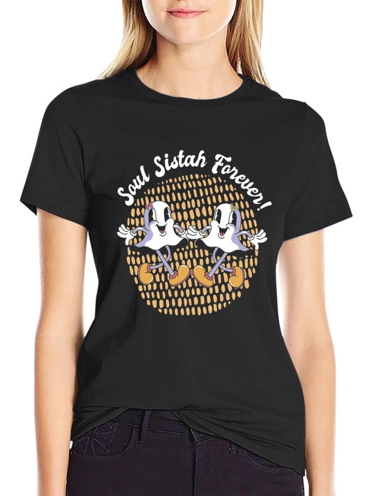 Soul Sistah Forever Black T-Shirt