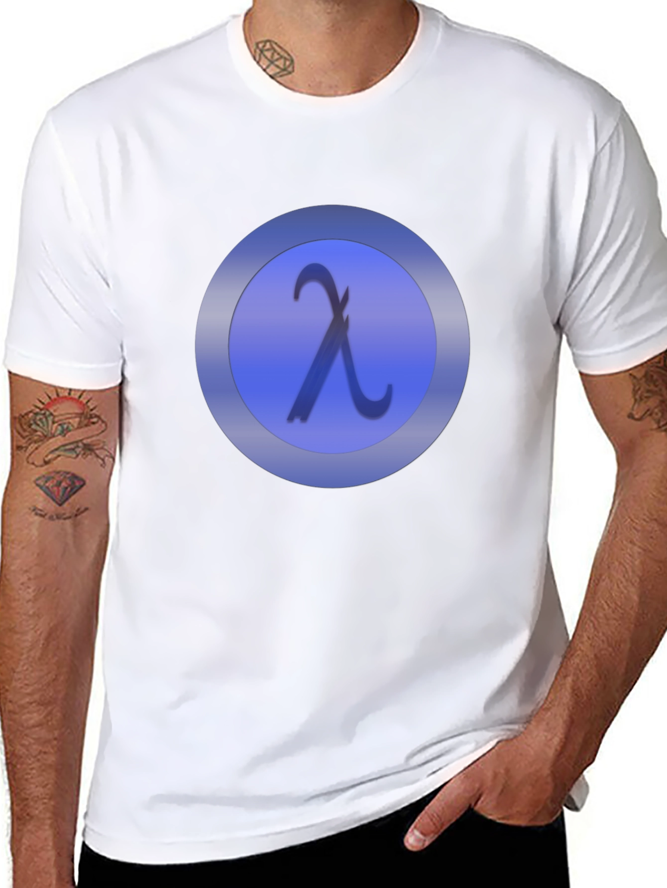 Lambda Symbol T-Shirt - Modern Geek Chic