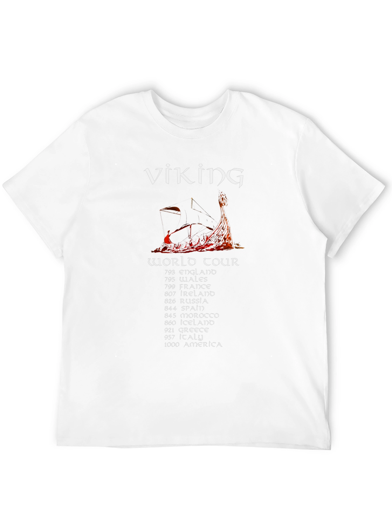 Viking World Tour Black T-Shirt