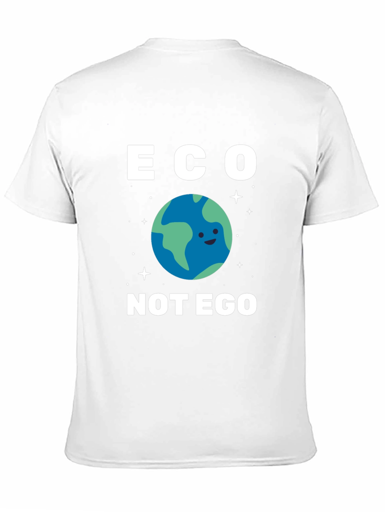 Eco Not Ego Graphic T-Shirt - Earth Day Tee