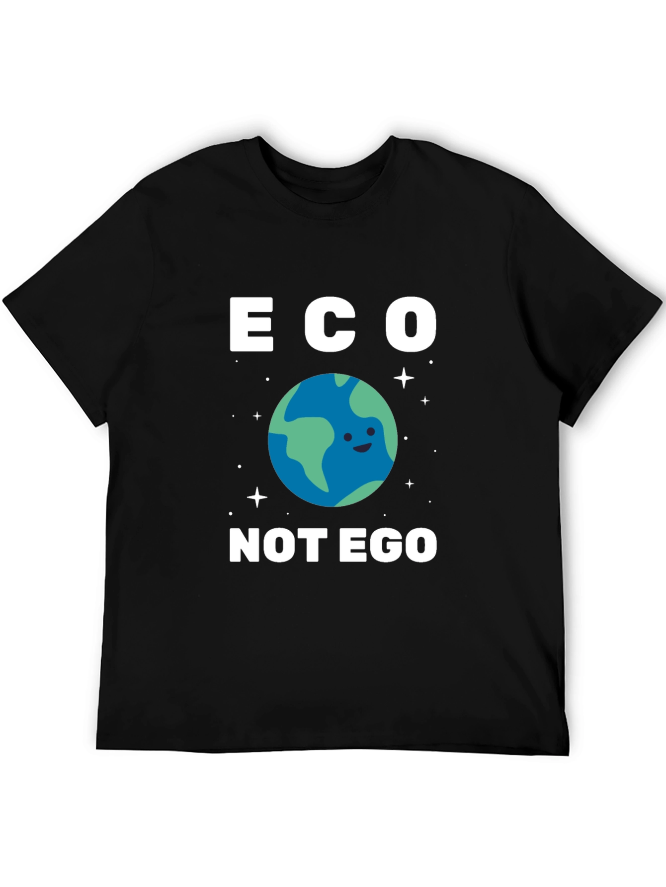 Eco Not Ego Graphic T-Shirt - Earth Day Tee