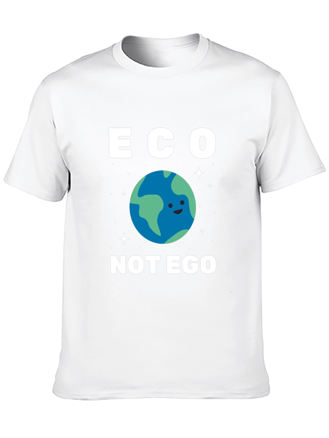 Eco Not Ego Graphic T-Shirt - Earth Day Tee