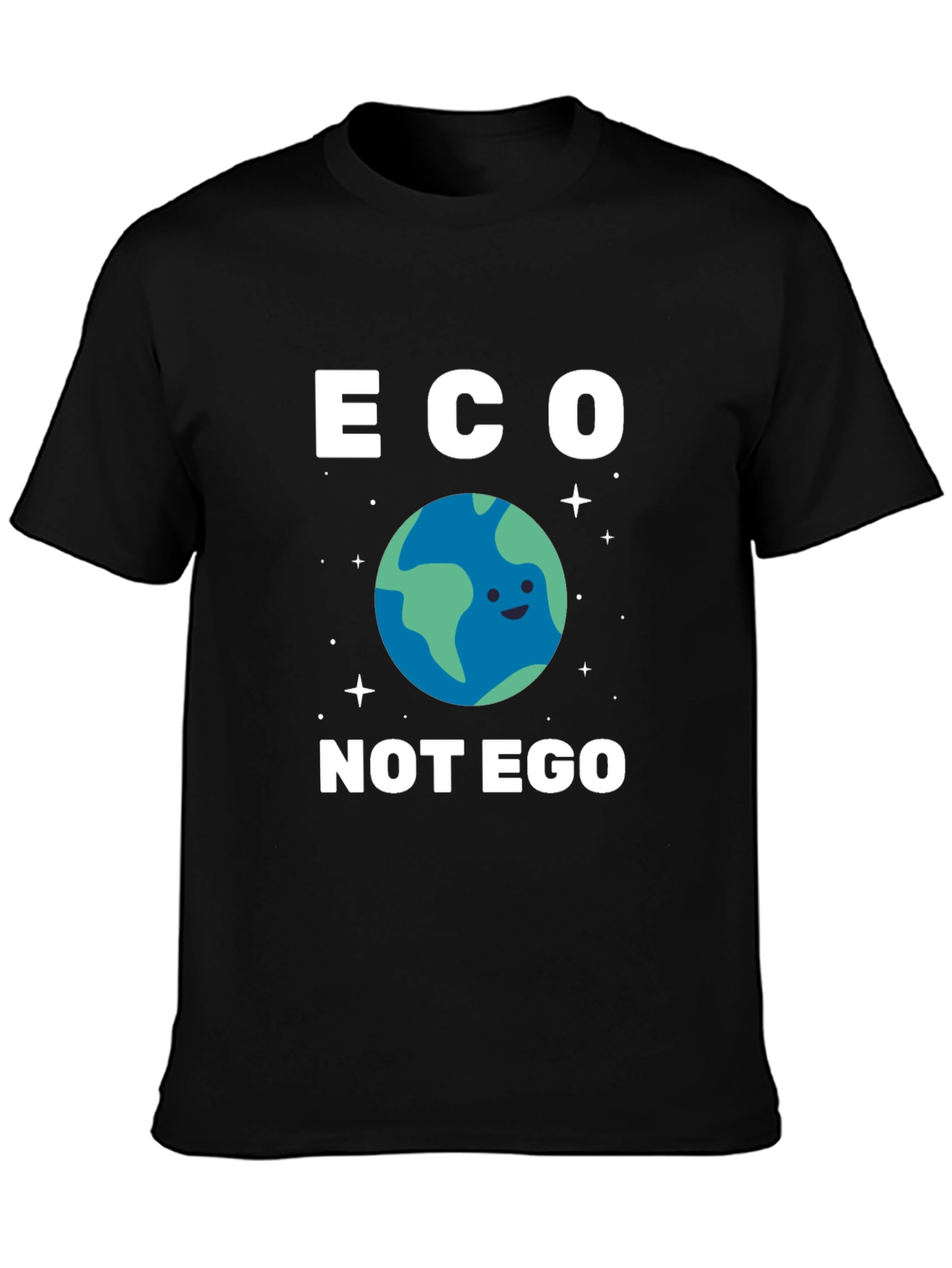 Eco Not Ego Graphic T-Shirt - Earth Day Tee
