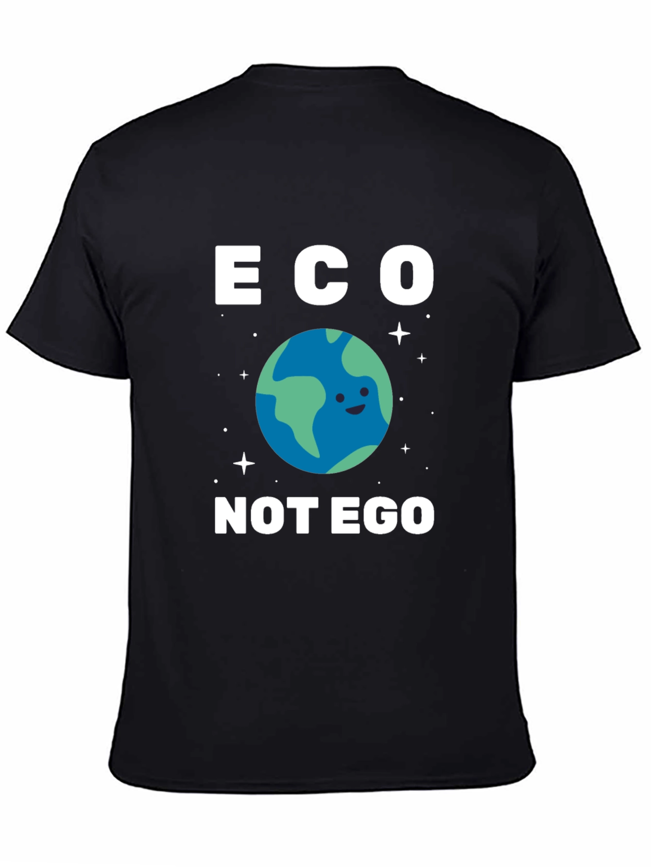 Eco Not Ego Graphic T-Shirt - Earth Day Tee