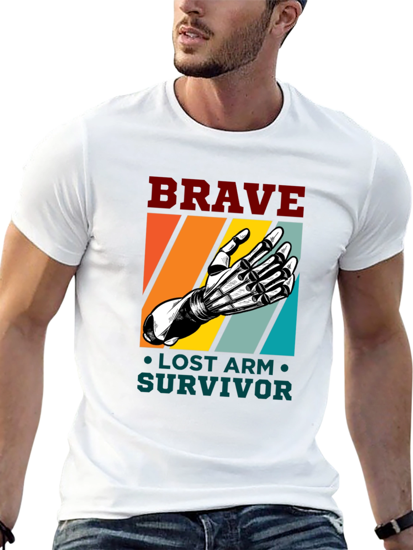 Brave Lost Arm Survivor T-Shirt