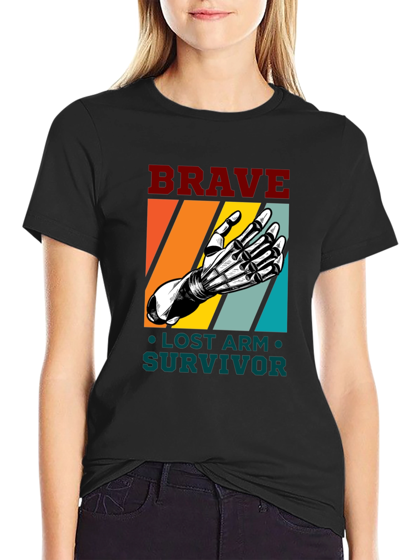 Brave Lost Arm Survivor T-Shirt