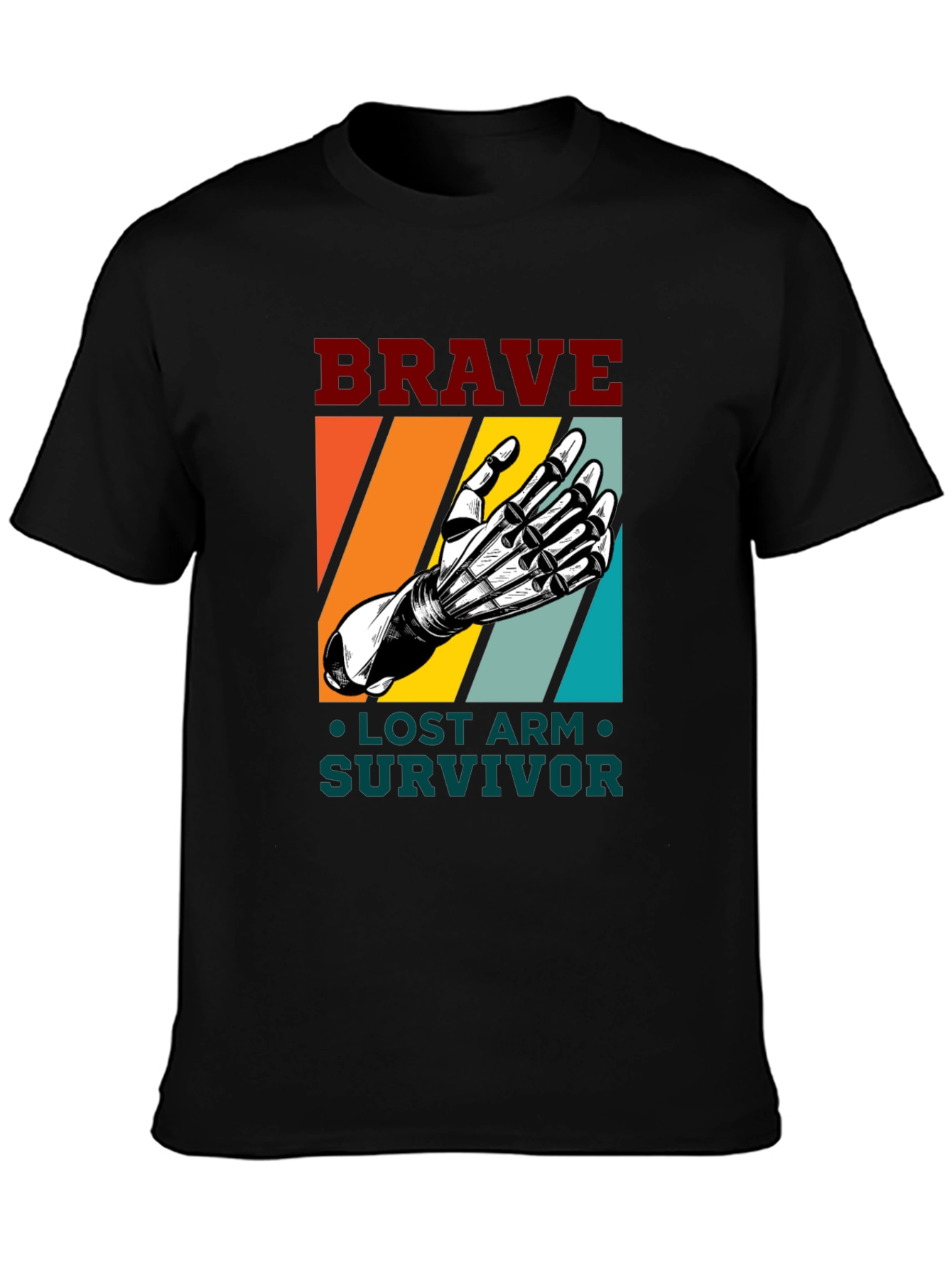 Brave Lost Arm Survivor T-Shirt