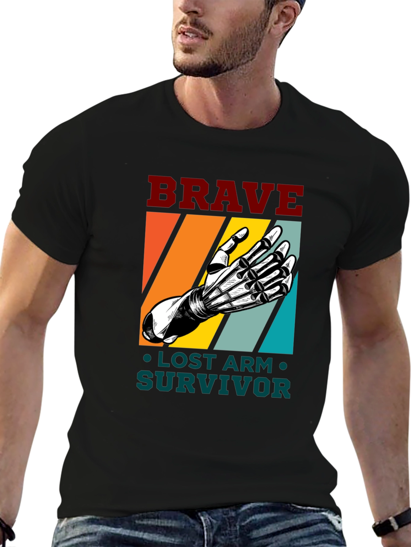 Brave Lost Arm Survivor T-Shirt